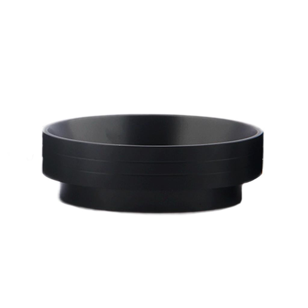 Aluminum Coffee Dose Ring Dosing Funnel Replacement Durable Barista Tool Black 54mm