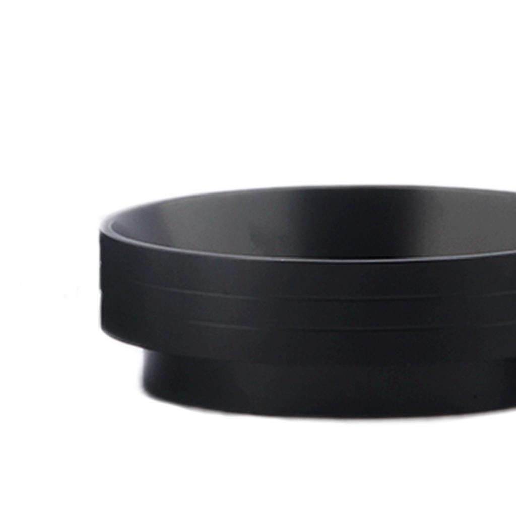 Aluminum Coffee Dose Ring Dosing Funnel Replacement Durable Barista Tool Black 58mm