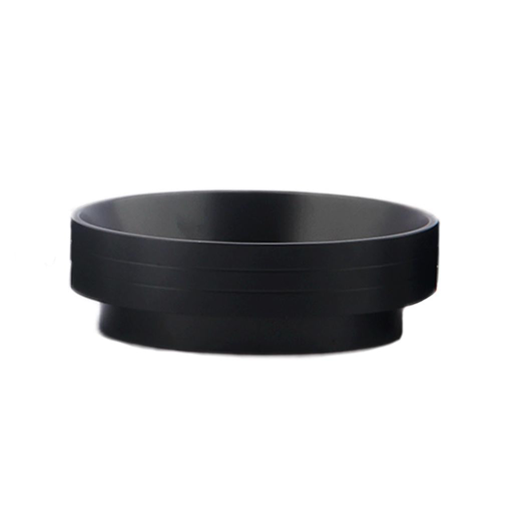 Aluminum Coffee Dose Ring Dosing Funnel Replacement Durable Barista Tool Black 58mm