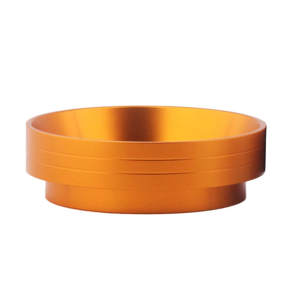 Aluminum Coffee Dose Ring Dosing Funnel Replacement Durable Barista Tool Golden 54mm