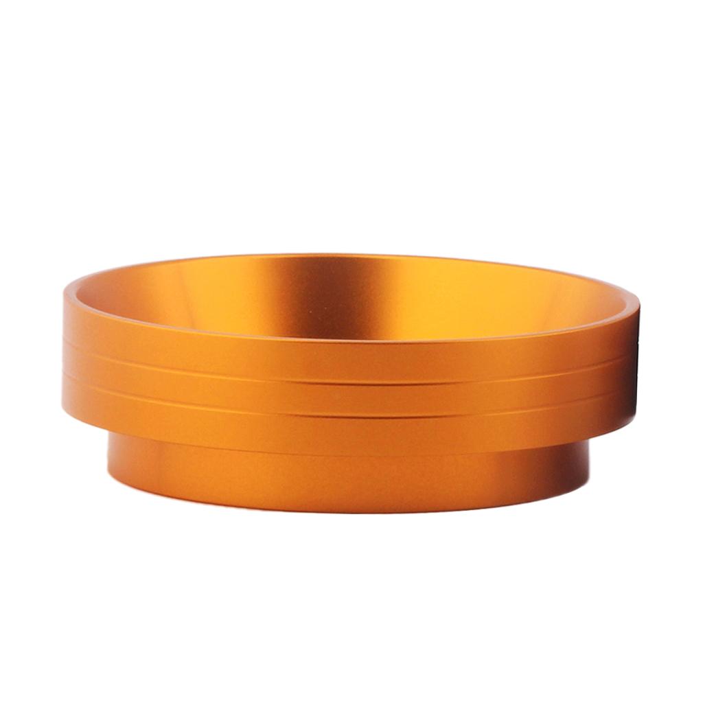 Aluminum Coffee Dose Ring Dosing Funnel Replacement Durable Barista Tool Golden 54mm