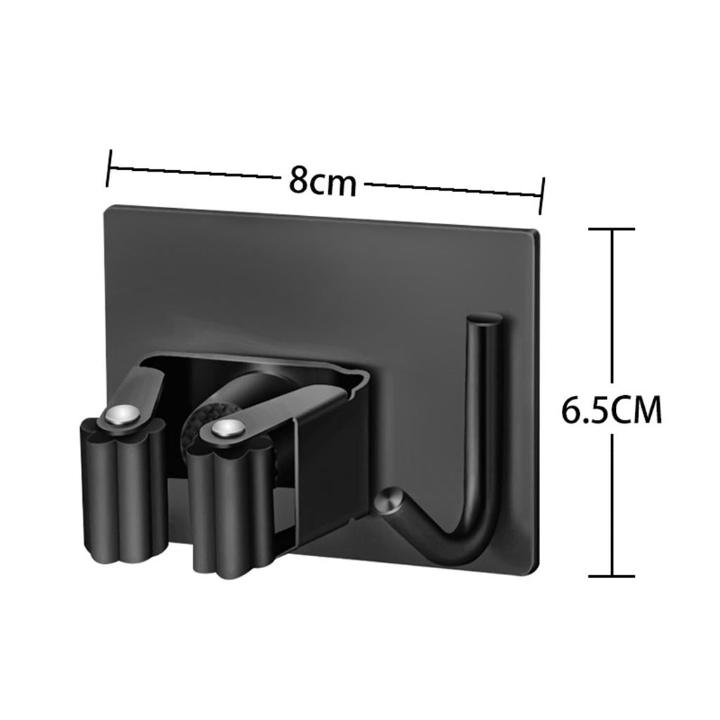Self Adhesive Broom Mop Holder Hook Storage Organizer Kitchen Tool Choice 2
