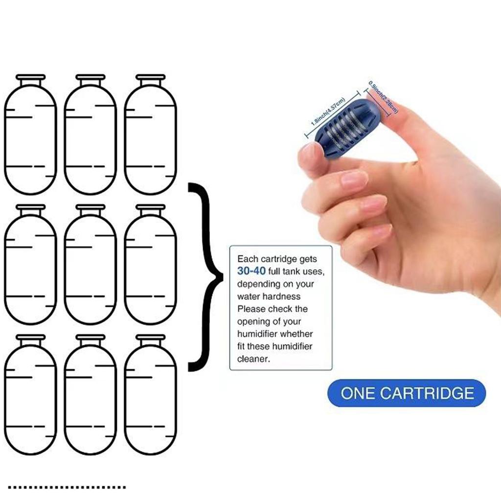 Demineralization Humidifier Cartridges Filter for HoMedics Purifies Water