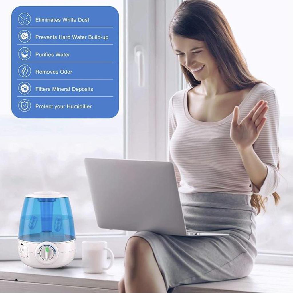 Demineralization Humidifier Cartridges Filter for HoMedics Purifies Water