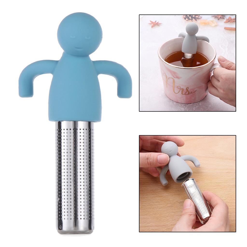 Stainless Steel Tea Infuser Loose Tea Leaf Herbal Strainer Filter Blue