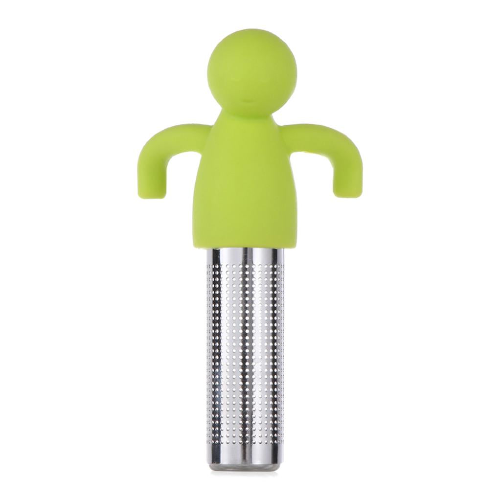 Stainless Steel Tea Infuser Loose Tea Leaf Herbal Strainer Filter Green