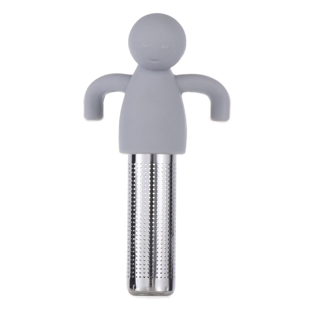 Stainless Steel Tea Infuser Loose Tea Leaf Herbal Strainer Filter Grey