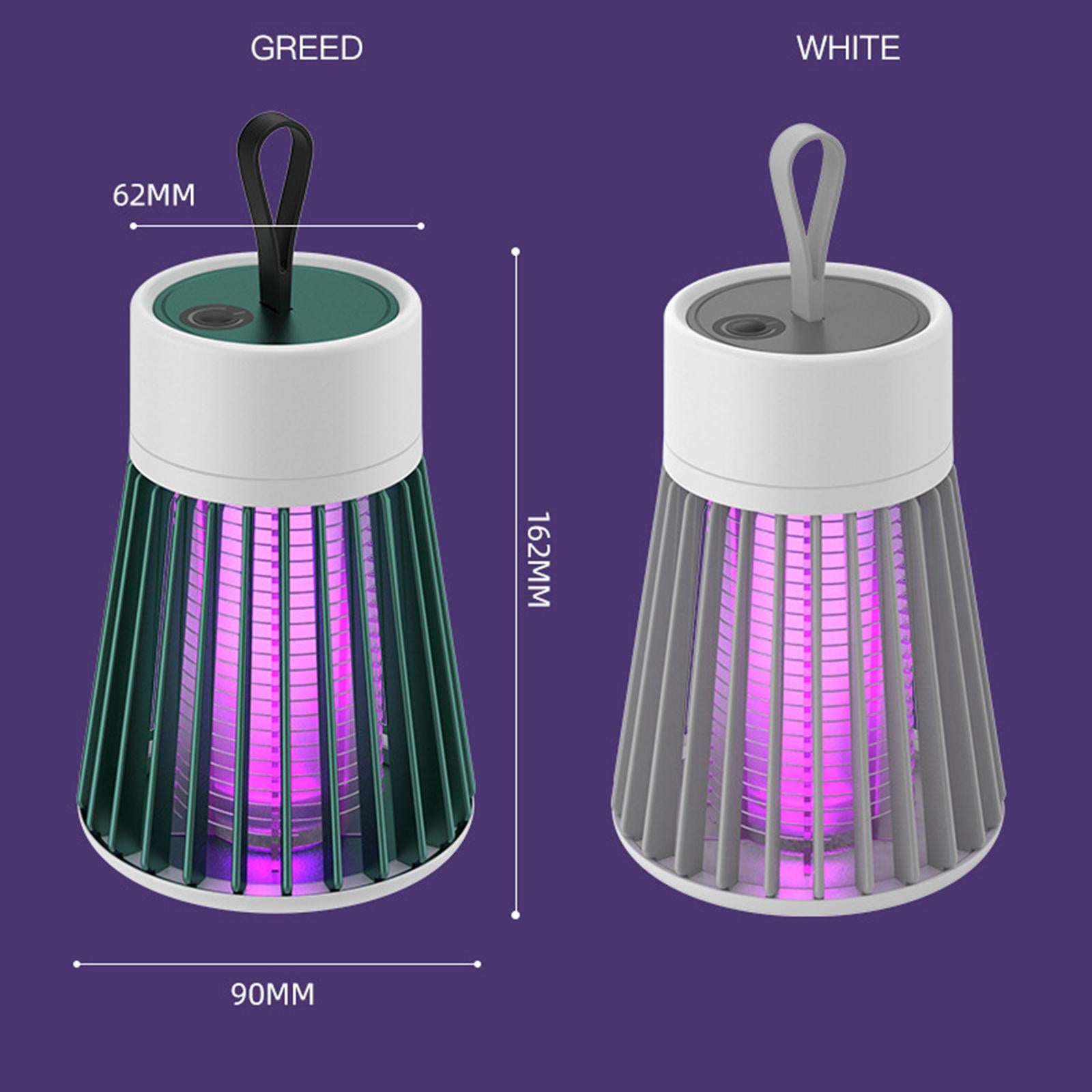 Mosquito Insect Killer LED Light Fly Zapper Trap Lamp 5W Green USB Powered