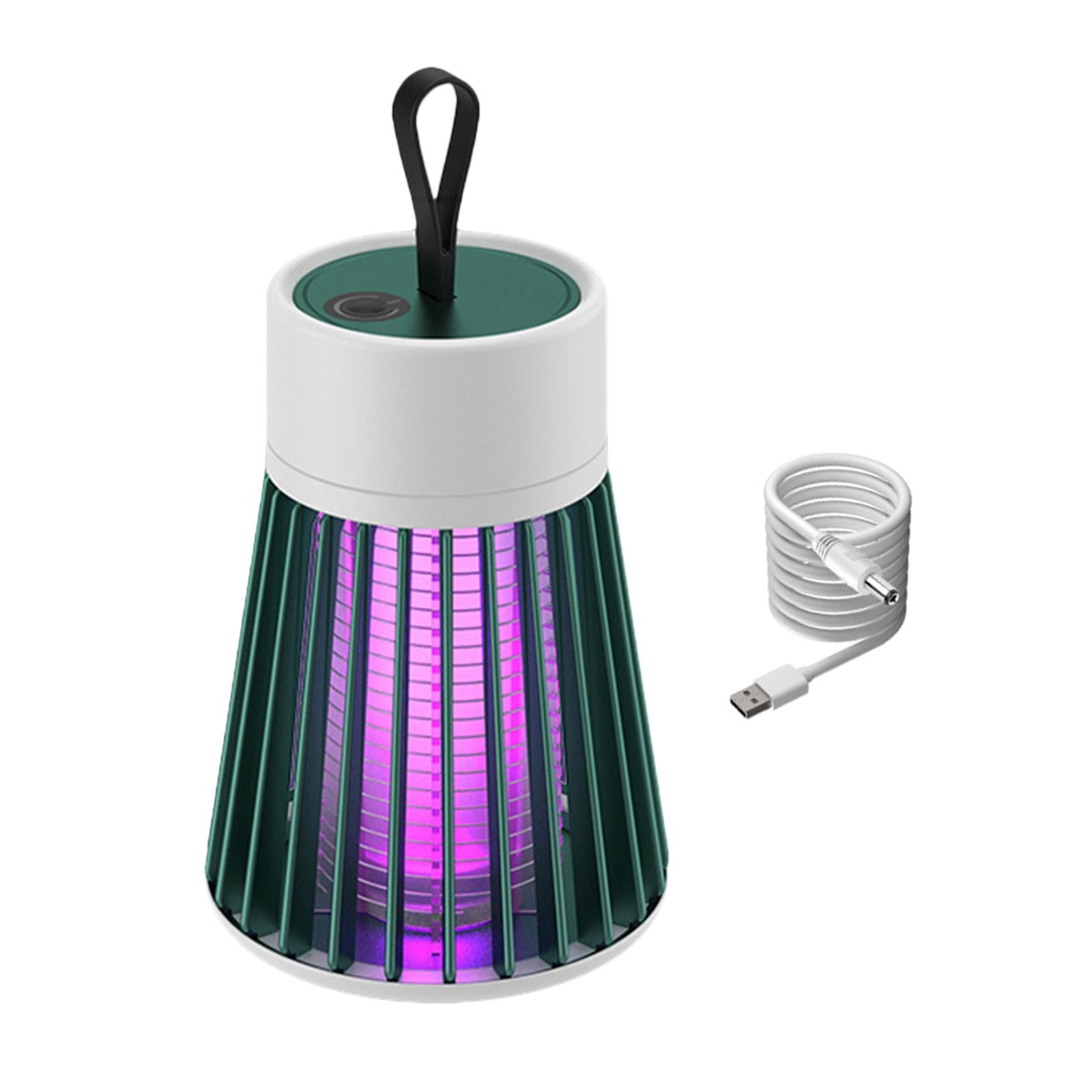 Mosquito Insect Killer LED Light Fly Zapper Trap Lamp 5W Green USB Powered