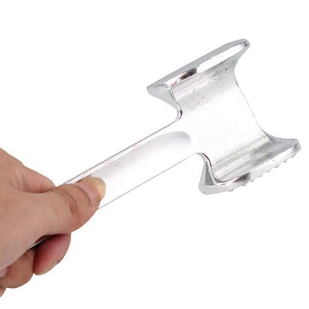 Double Side Beaf Steak Mallet Meat Tenderizer Hammer Tool Aluminium M
