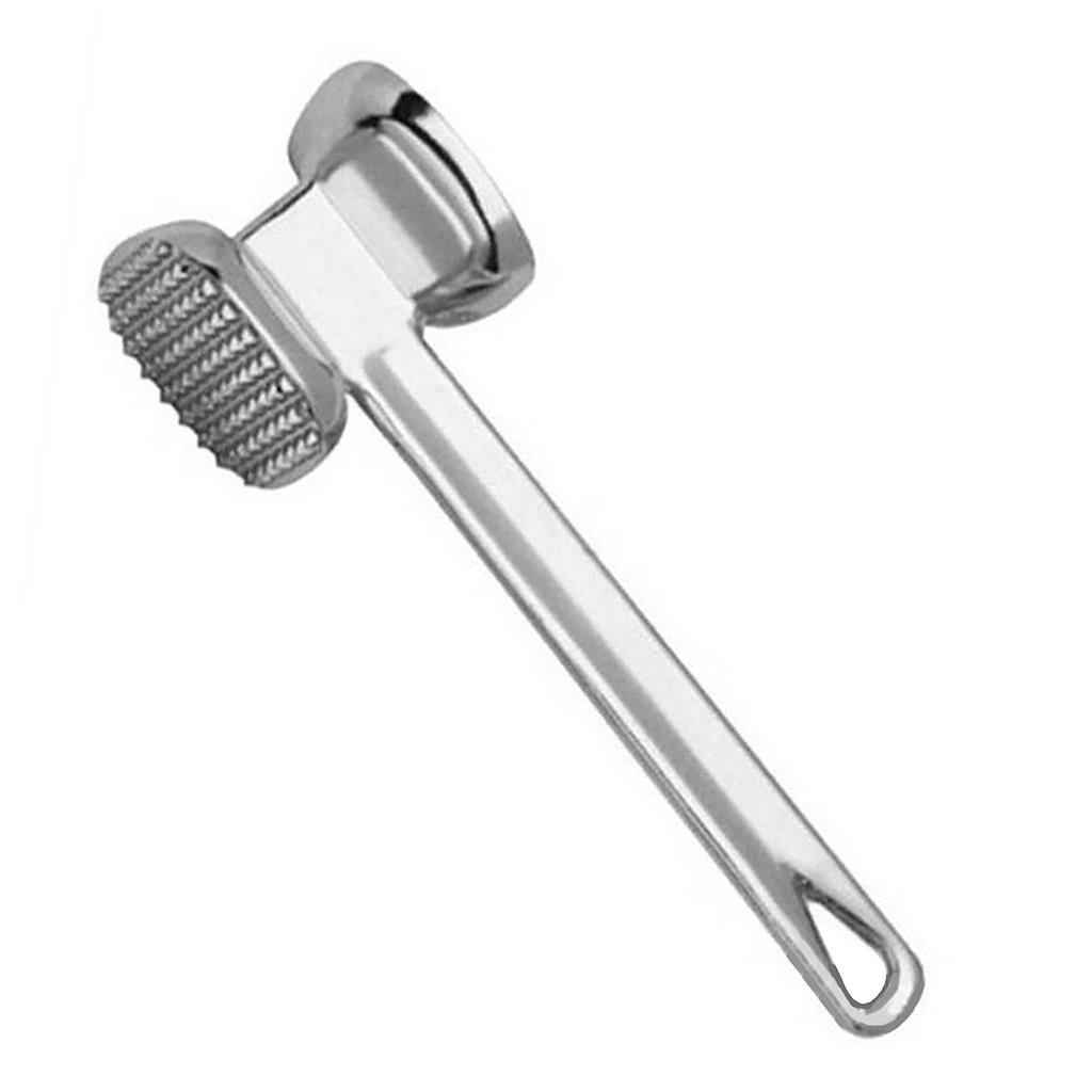 Double Side Beaf Steak Mallet Meat Tenderizer Hammer Tool Aluminium M