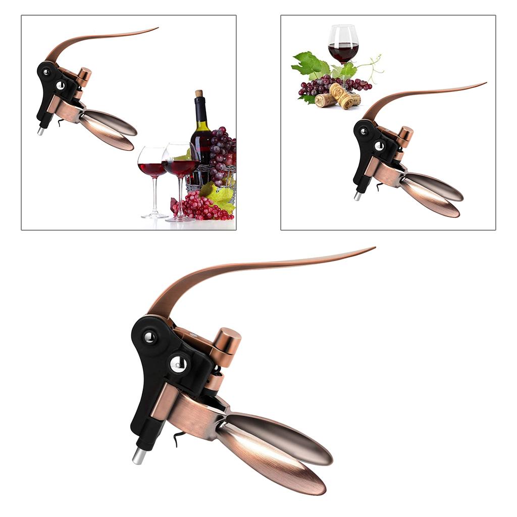 Rabbit Wine Opener Bar Buffet Rabbit Corkscrew Cork Remove Lifter Bronze