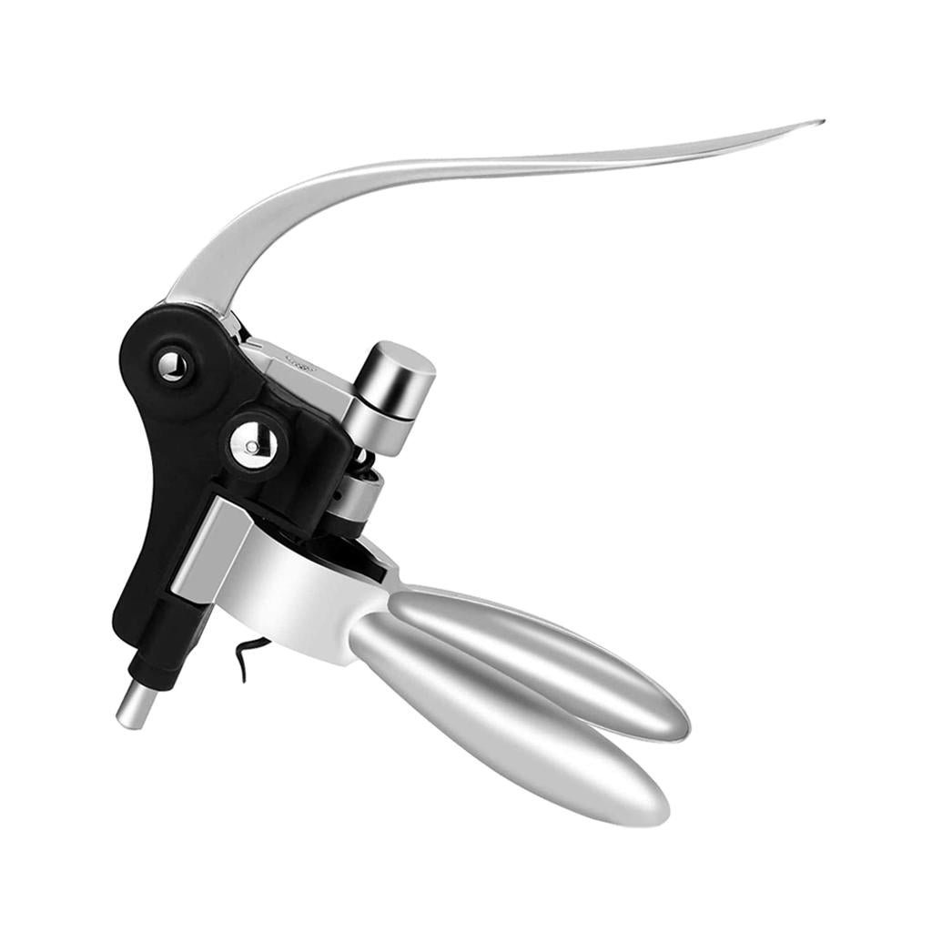 Rabbit Wine Opener Bar Buffet Rabbit Corkscrew Cork Remove Lifter Silver