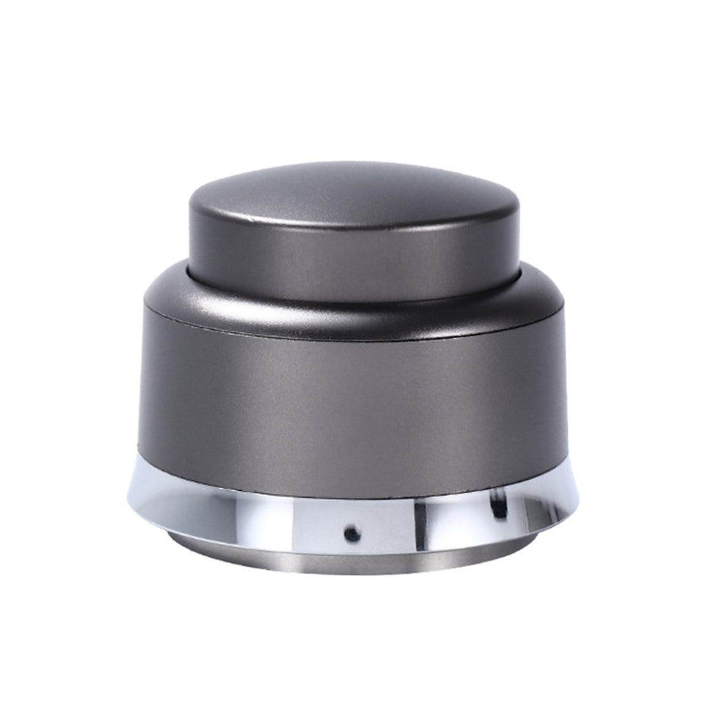 58mm Coffee Powder Distributor Leveler Tool Tamper Press Hammer Grey
