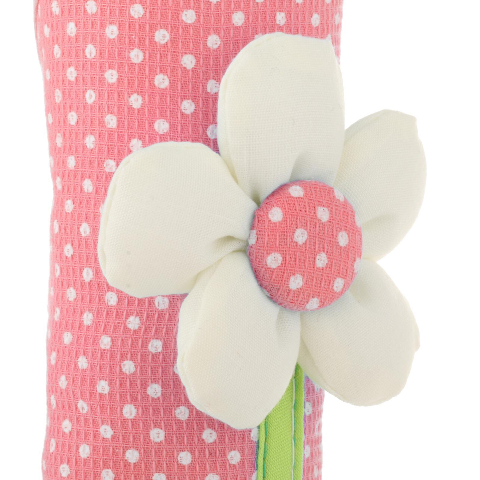 2x Cotton Home Fridge Refrigerator Handle Cover Fingerprint Protector Pink