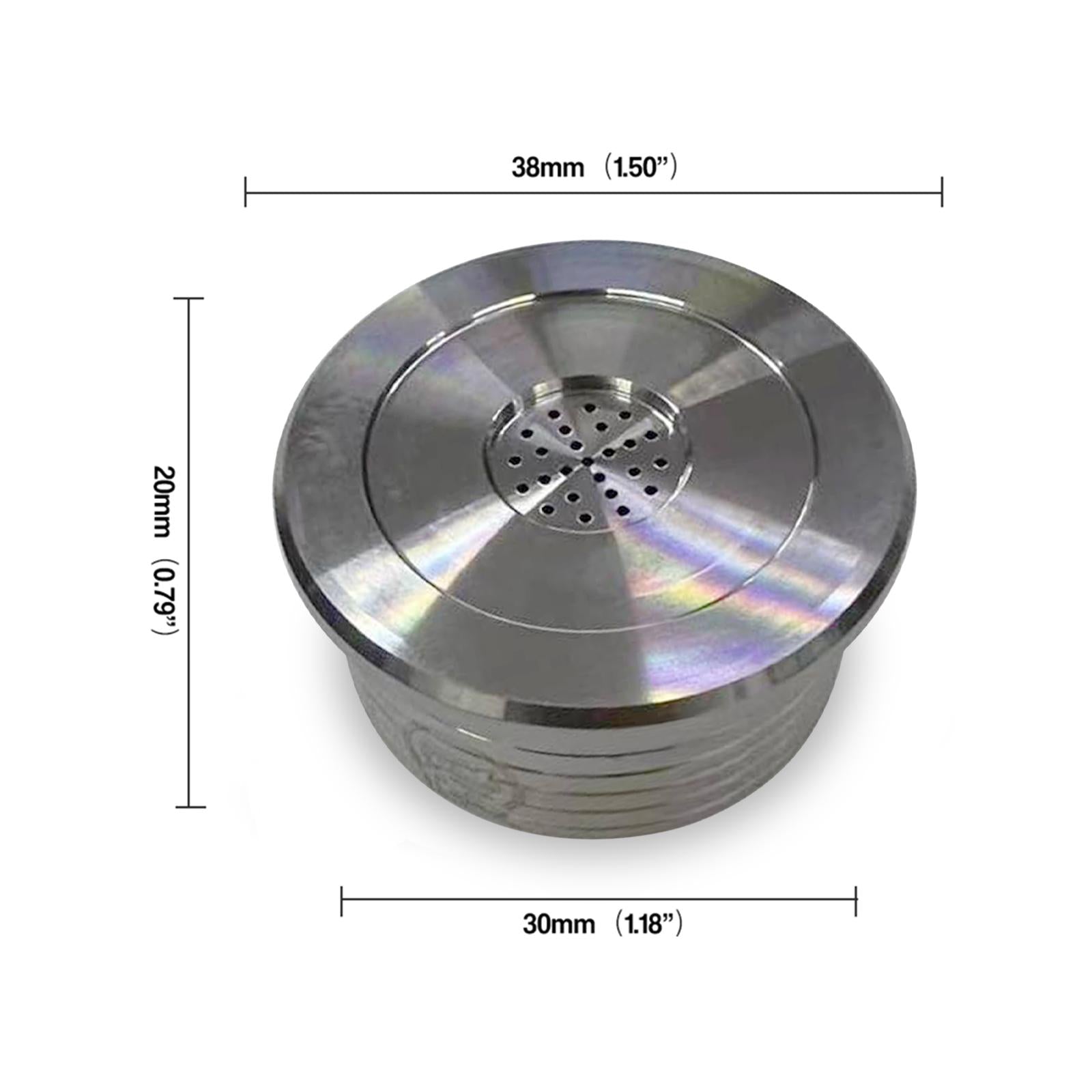 Stainless Steel Coffee Capsule Filter Pod for Delta Q NDIQ7323 MILKQOOL