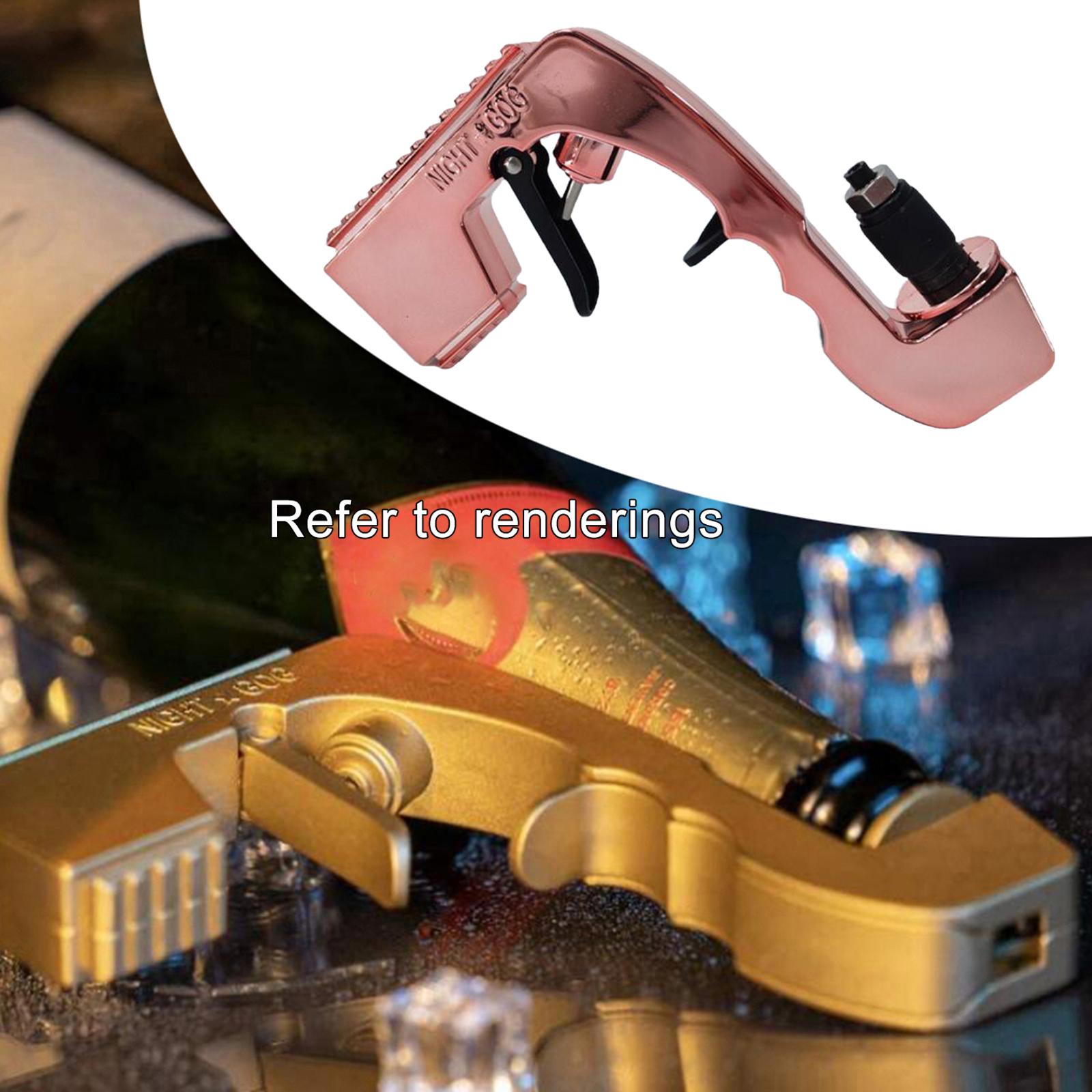 Durable Champagne Sprayer Gun Dispenser Beer Ejector Celebration Rose Golden