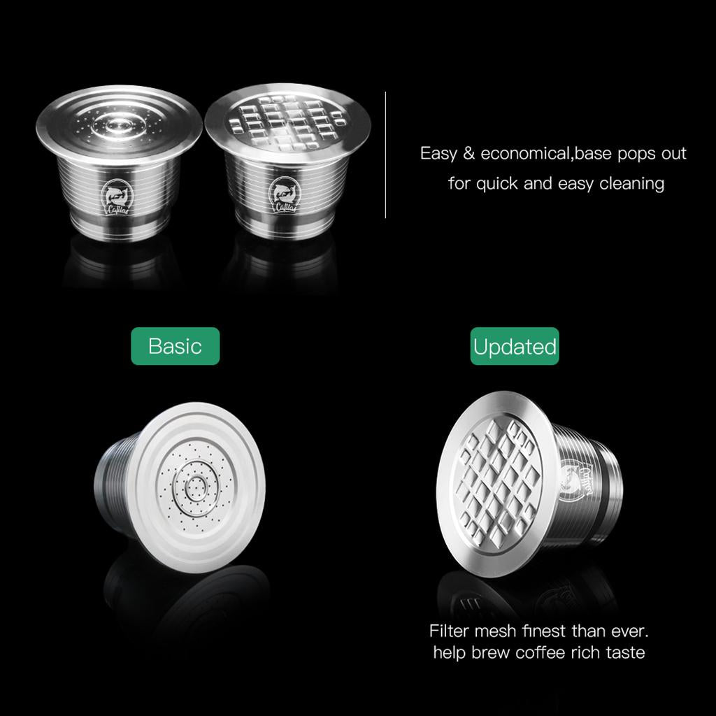 Capsule Coffee Pod Filters Mesh Filter Reusable Kitchen Cafe Accessories B