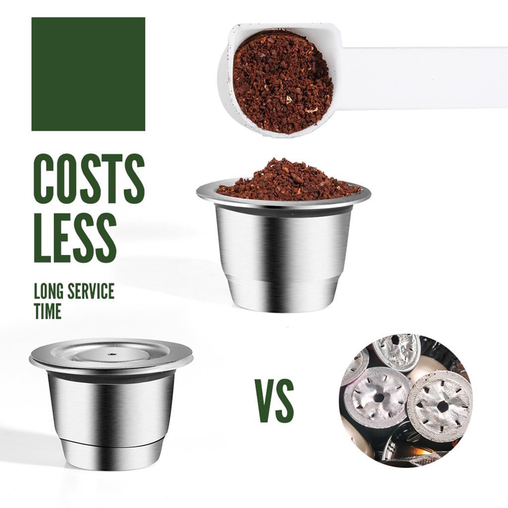 Capsule Coffee Pod Filters Mesh Filter Reusable Kitchen Cafe Accessories C