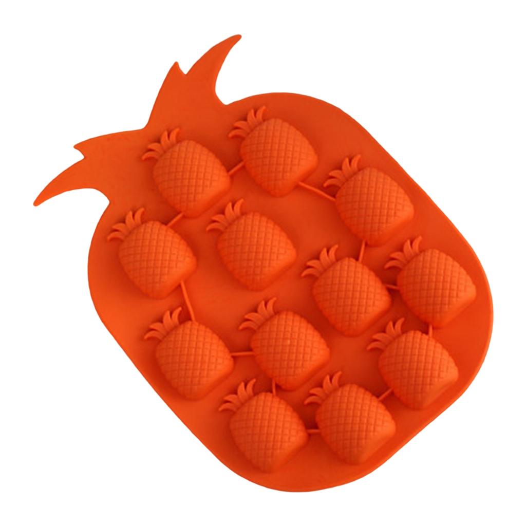 Pineapple Shape Silicone Ice Cube Tray Mould Maker DIY Candy Soap Pudding