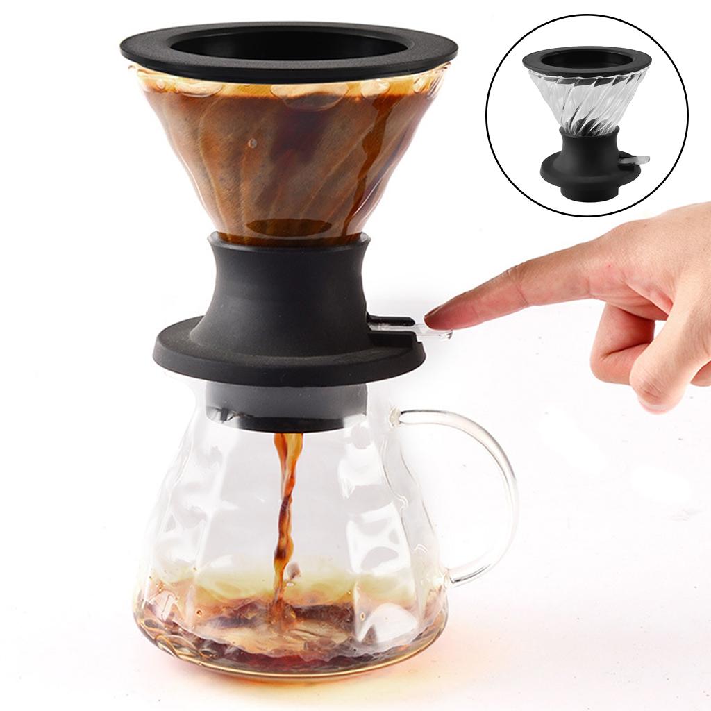 Coffee Maker Coffee Filter Pot Reusable Coffee Filter Cups Brewing 360ml