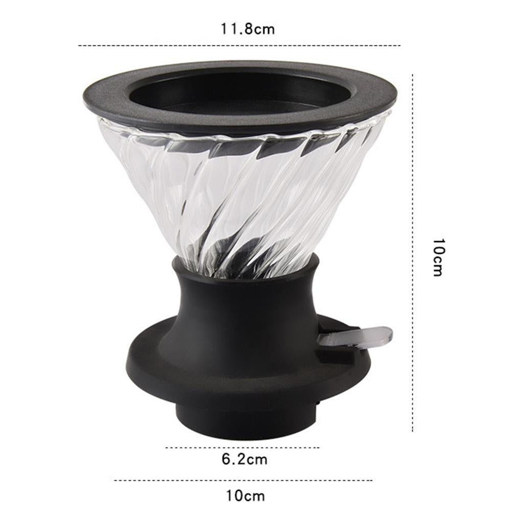 Coffee Maker Coffee Filter Pot Reusable Coffee Filter Cups Brewing 360ml