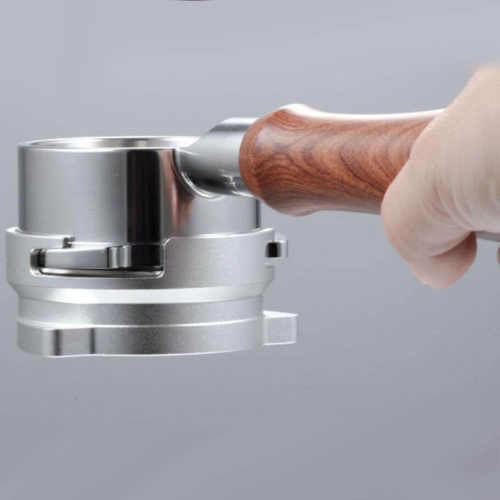 Coffee Dosing 54mm Aluminum Dosing Funnel fits Breville Silver