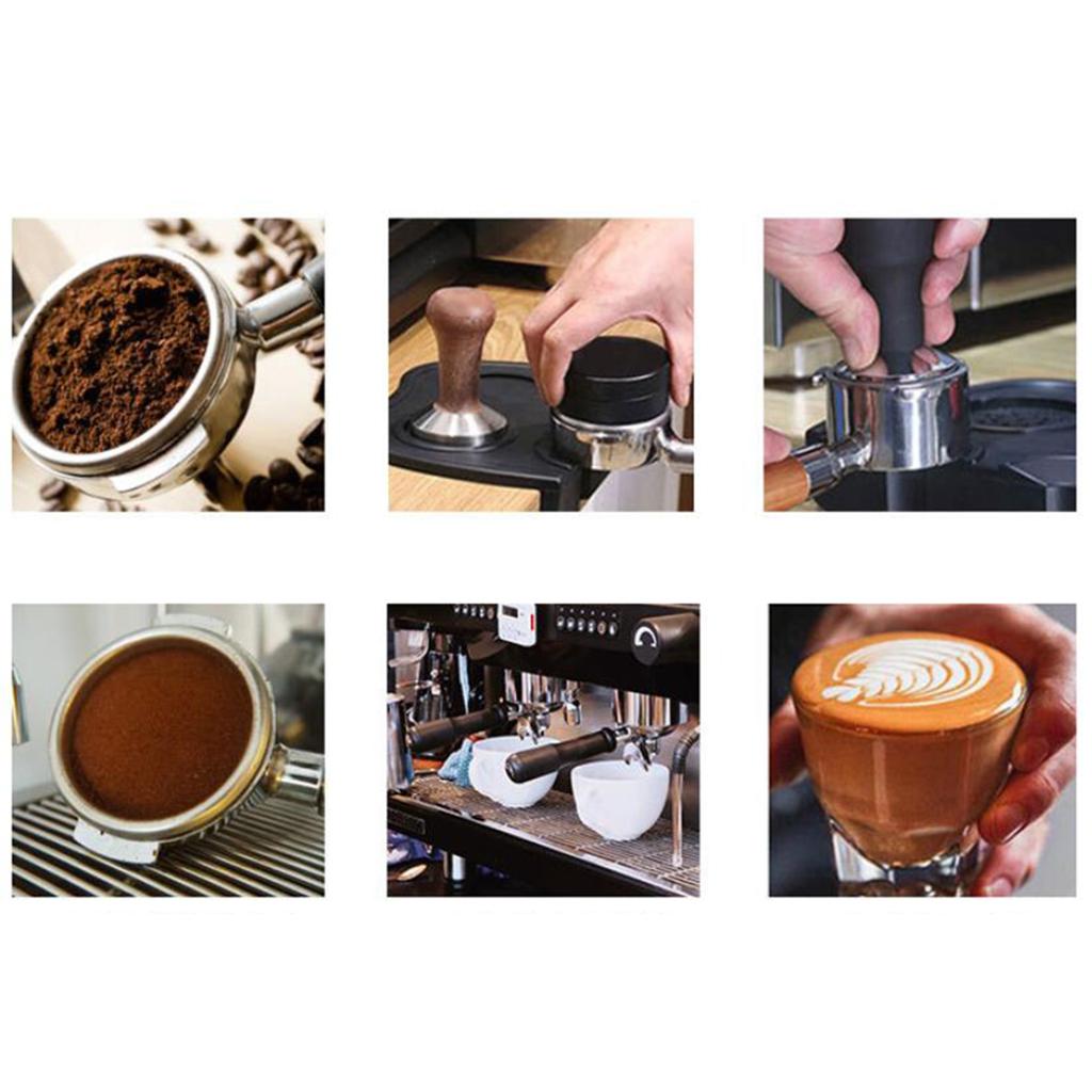 Coffee Dosing 54mm Aluminum Dosing Funnel fits Breville Silver
