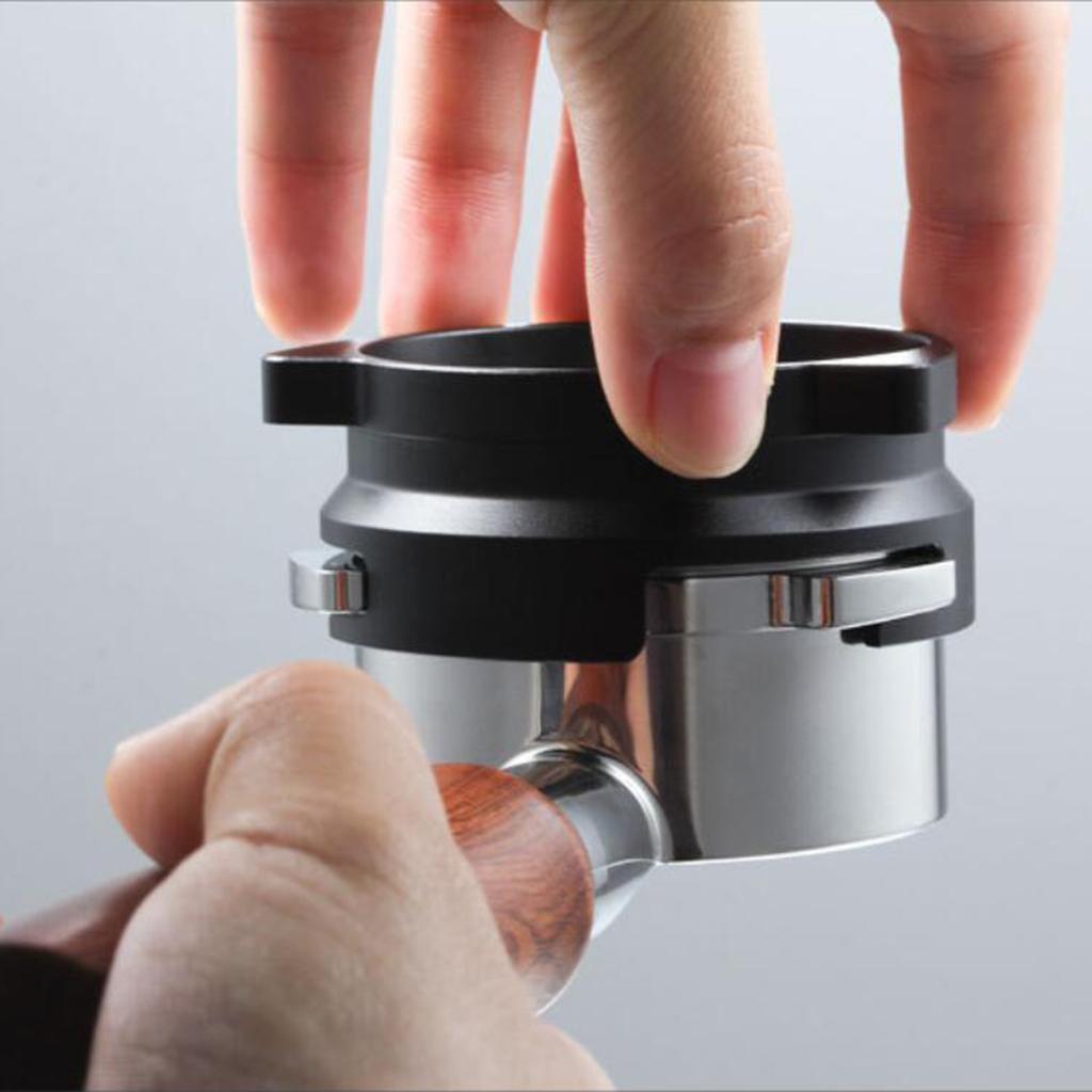 Coffee Dosing 54mm Aluminum Dosing Funnel fits Breville Black