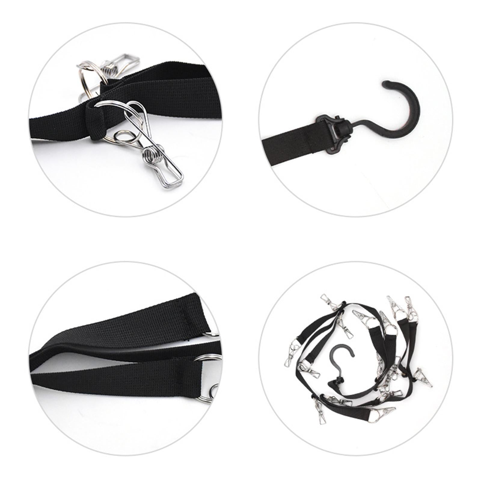 Adjustable 16 Cap Rack Bag Hat Holder Clothes Organizer Door Closet Hanger