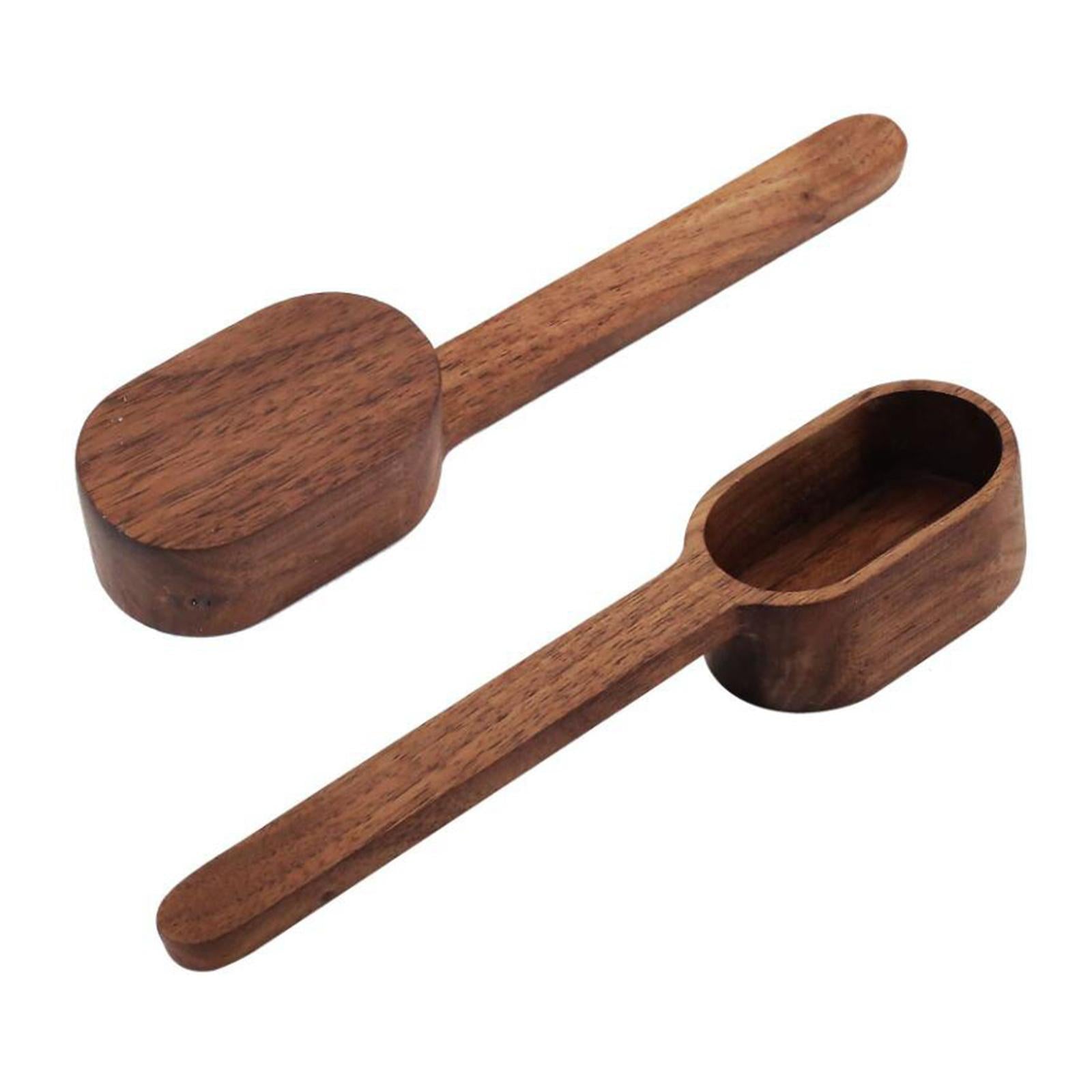 Classic Wood Coffee Measuring Scoop Spoon Tablespoon Baking Utensil Kitchen A