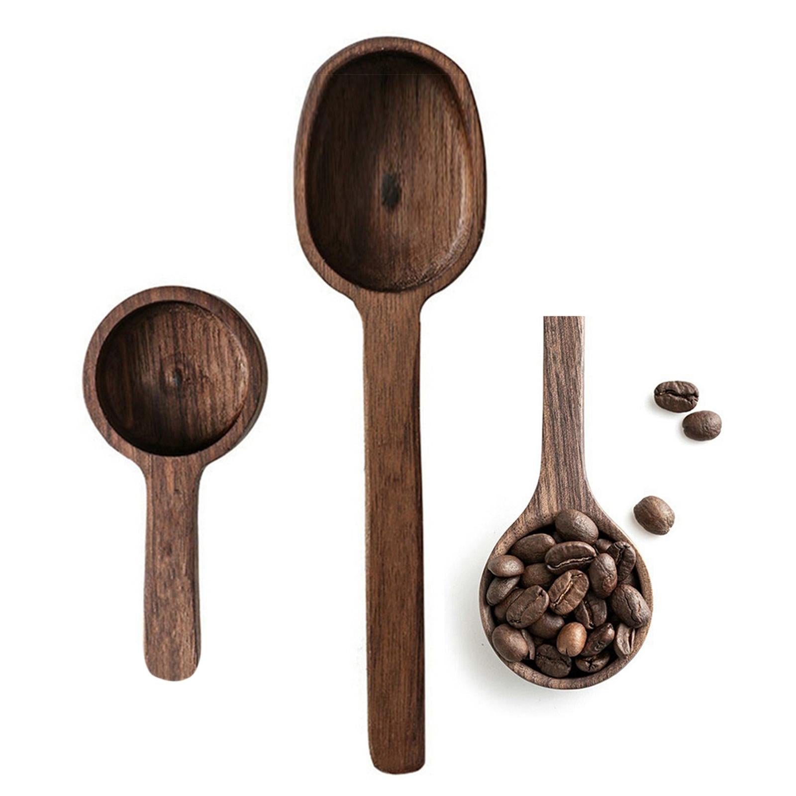 Classic Wood Coffee Measuring Scoop Spoon Tablespoon Baking Utensil Kitchen B