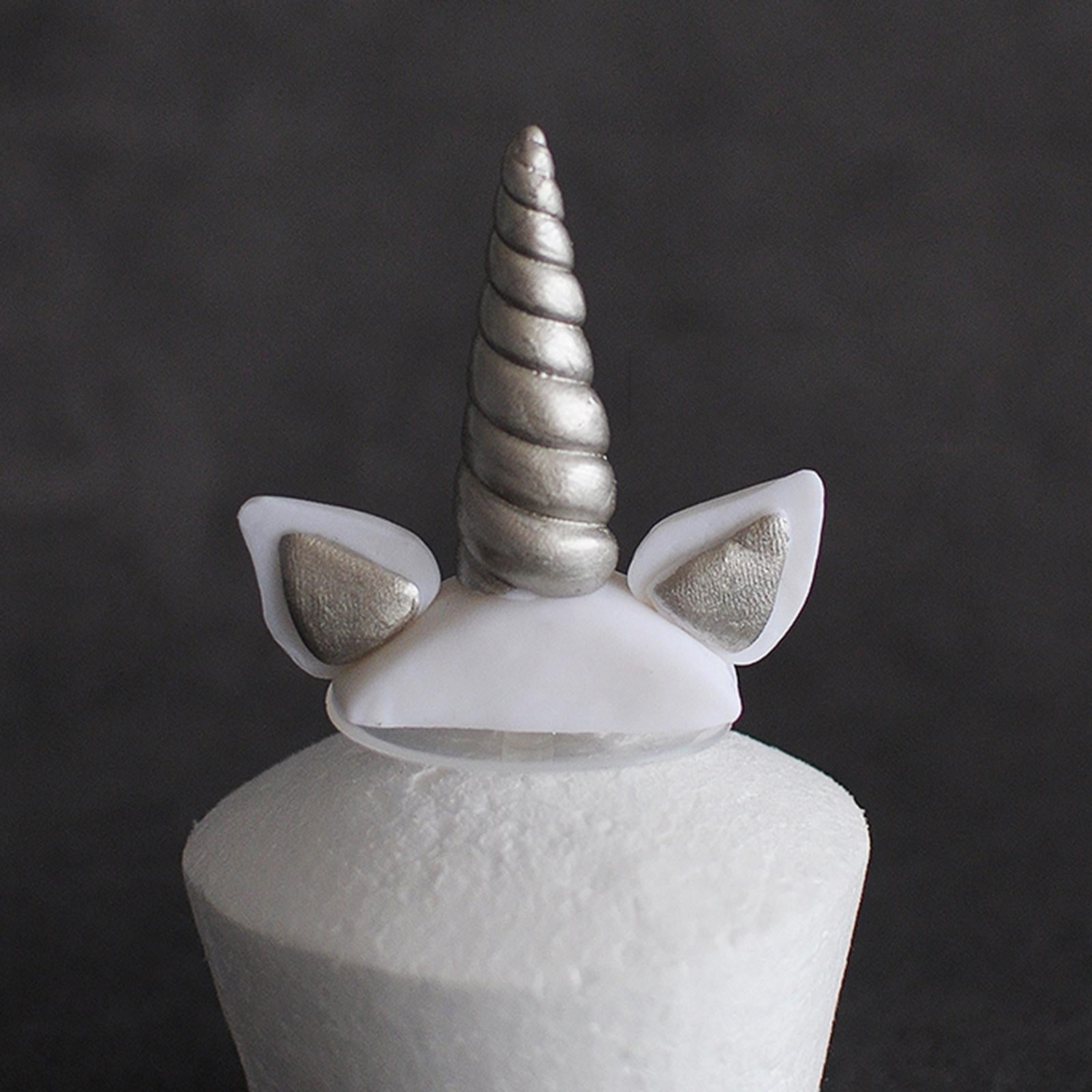 Unicorn Cake Topper Party Cupcake Decoration Supplies S Silver