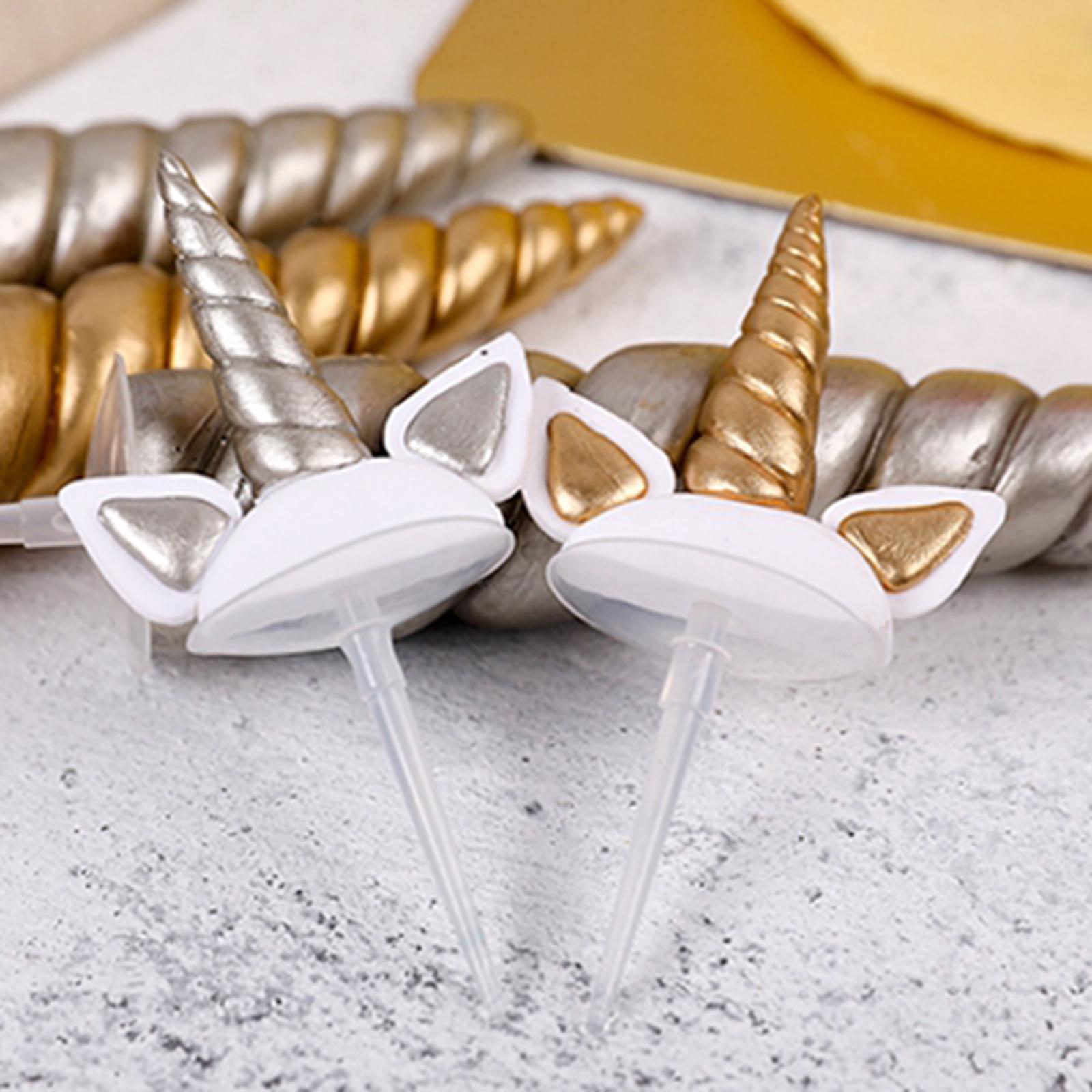 Unicorn Cake Topper Party Cupcake Decoration Supplies S Silver