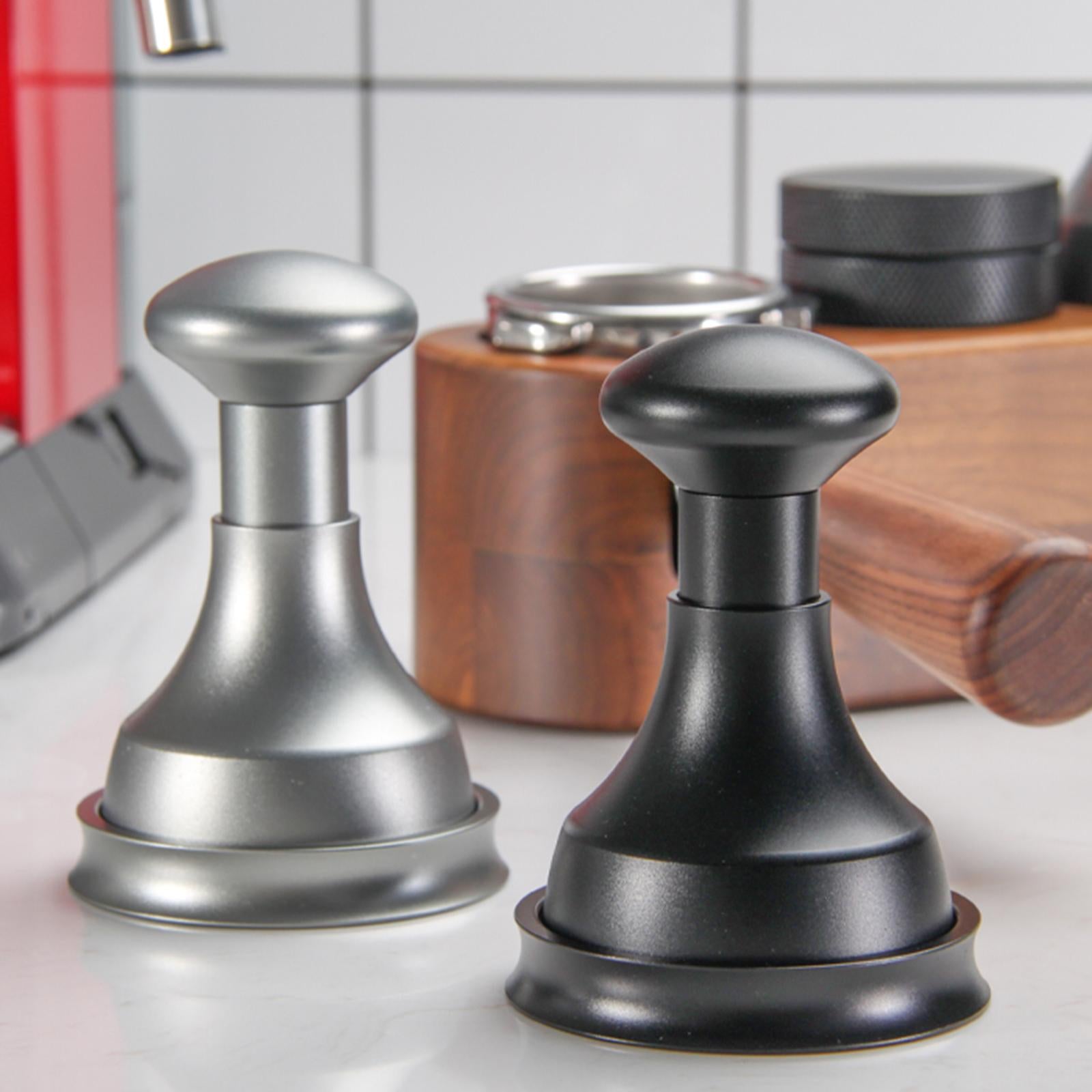 Coffee Tamper 58mm Espresso Coffee Beans Presser for Coffee Machine Black
