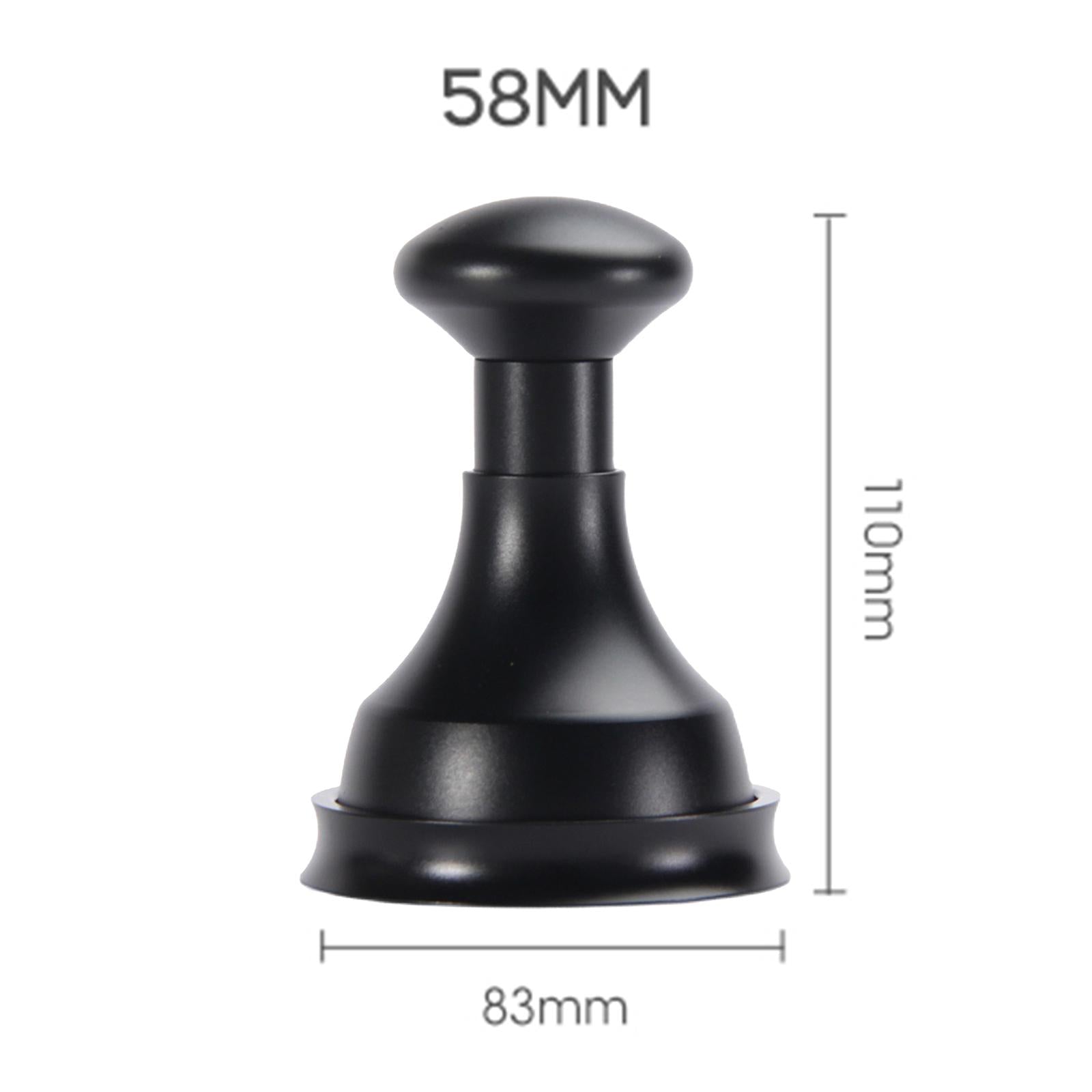 Coffee Tamper 58mm Espresso Coffee Beans Presser for Coffee Machine Black