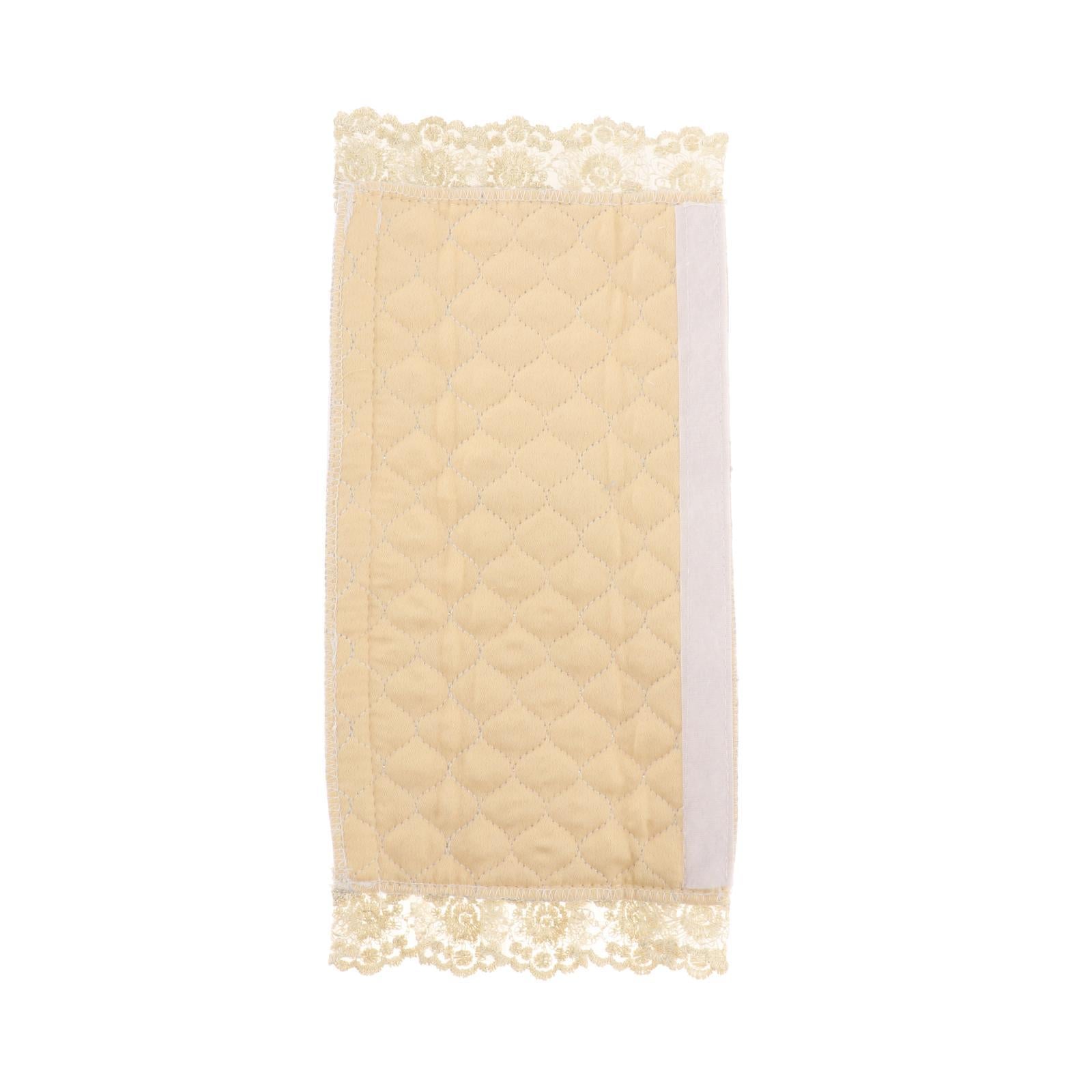 Refrigerator Door Handle Lace Covers Kitchen Appliance Handle Cover Silver