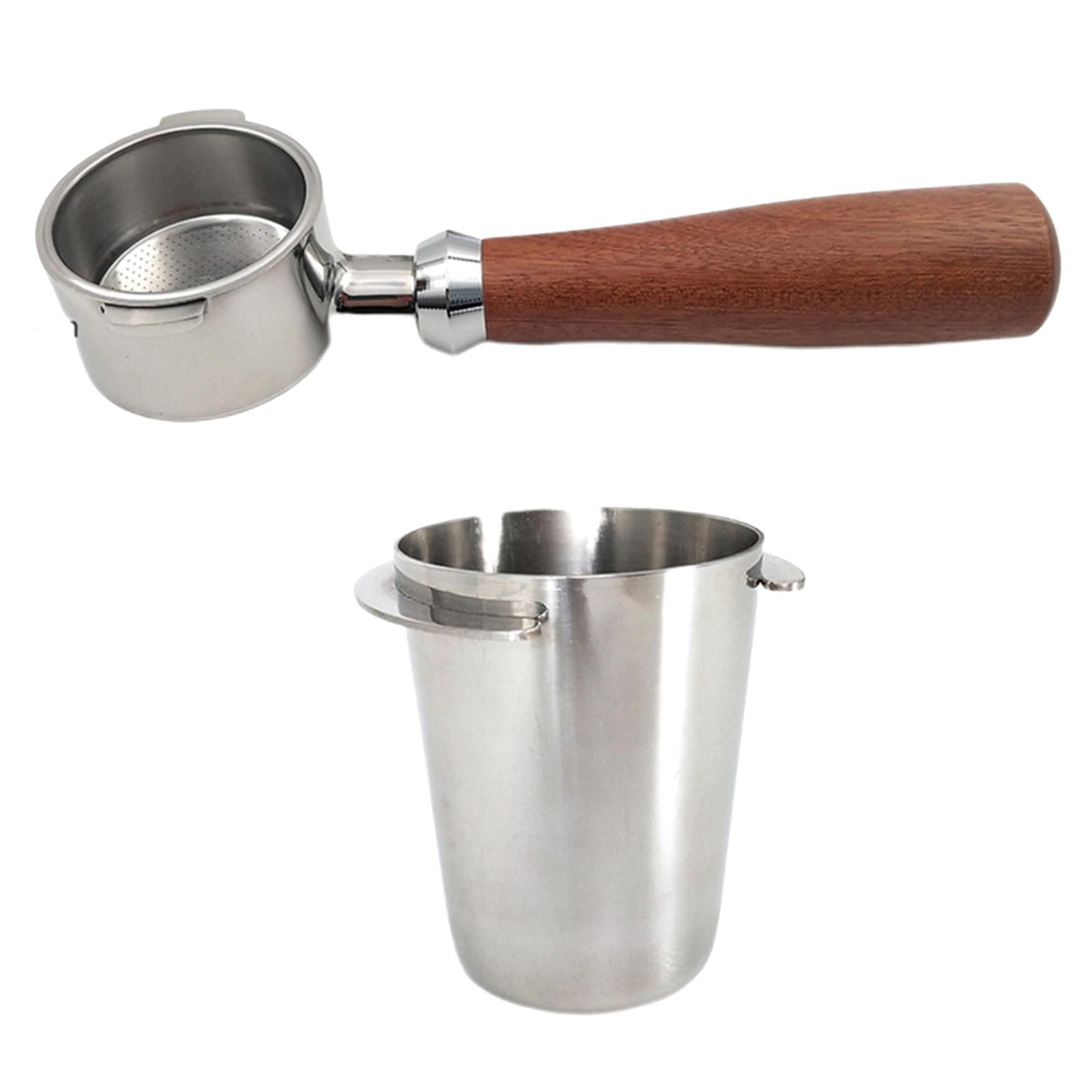 Coffee Portafilter with Dosing Cup for 51/54mm Espresso Machine 51mm +2 ears