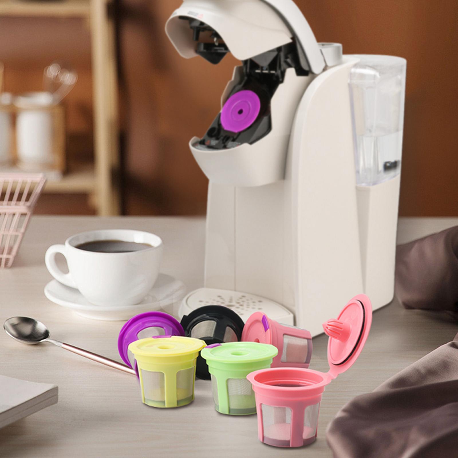 Reusable Refillable K Cup Coffee Pod Filters for Keurig 1.0 2.0 Series 5pcs