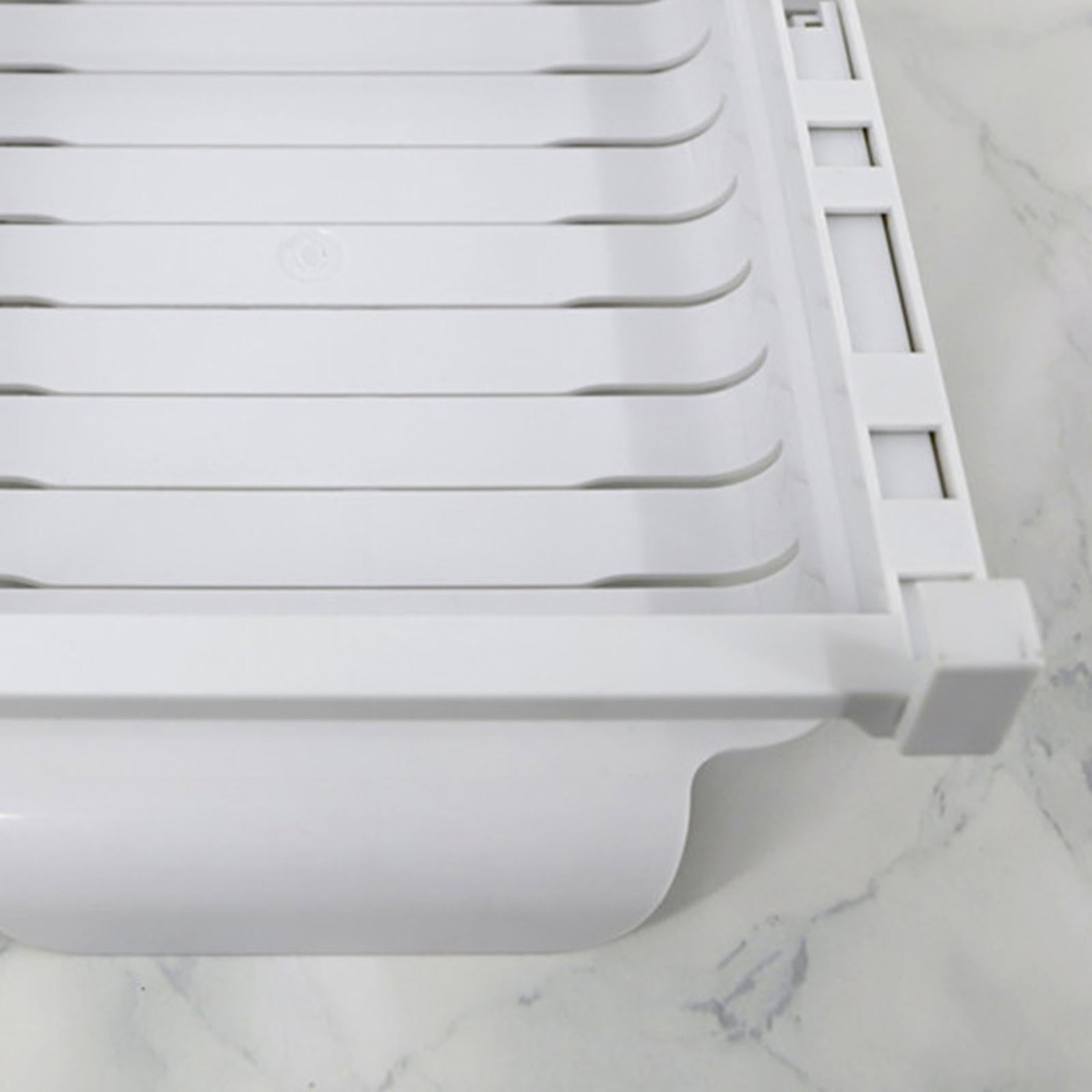 Zipper Bag Fridge Refrigerator Drawer Storage Rack 10 Slots for Hanger