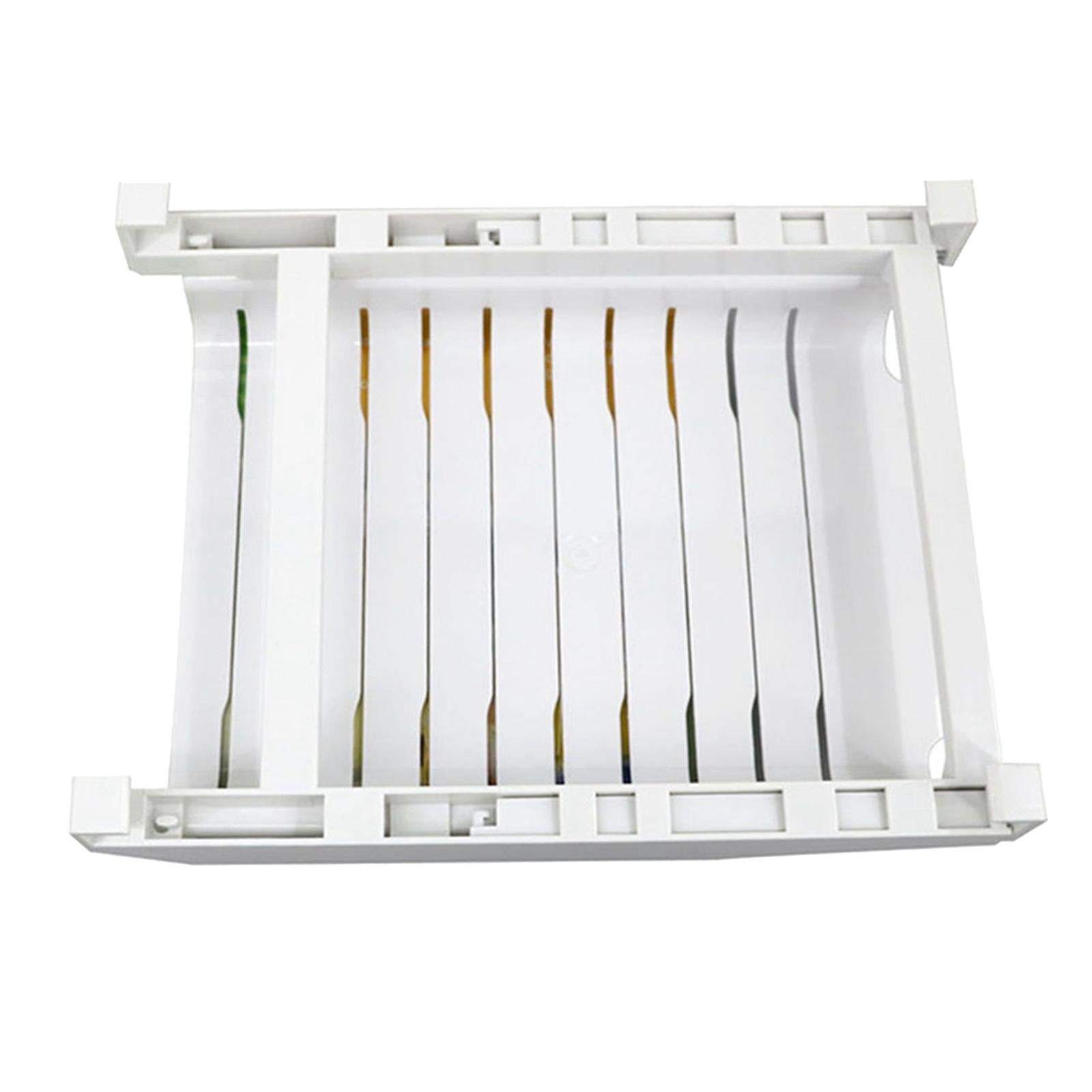 Zipper Bag Fridge Refrigerator Drawer Storage Rack 10 Slots for Hanger