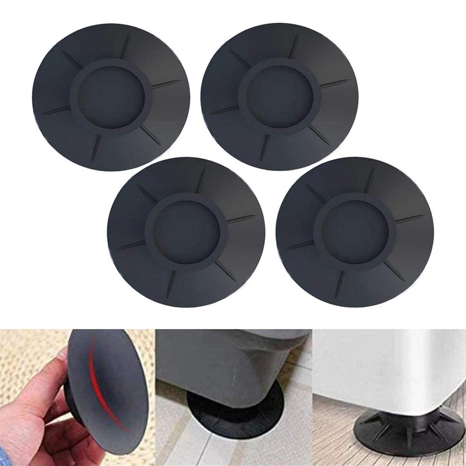 Non Slip Washing Machine Anti Vibration Pad Feet Pads Shock Proof Black