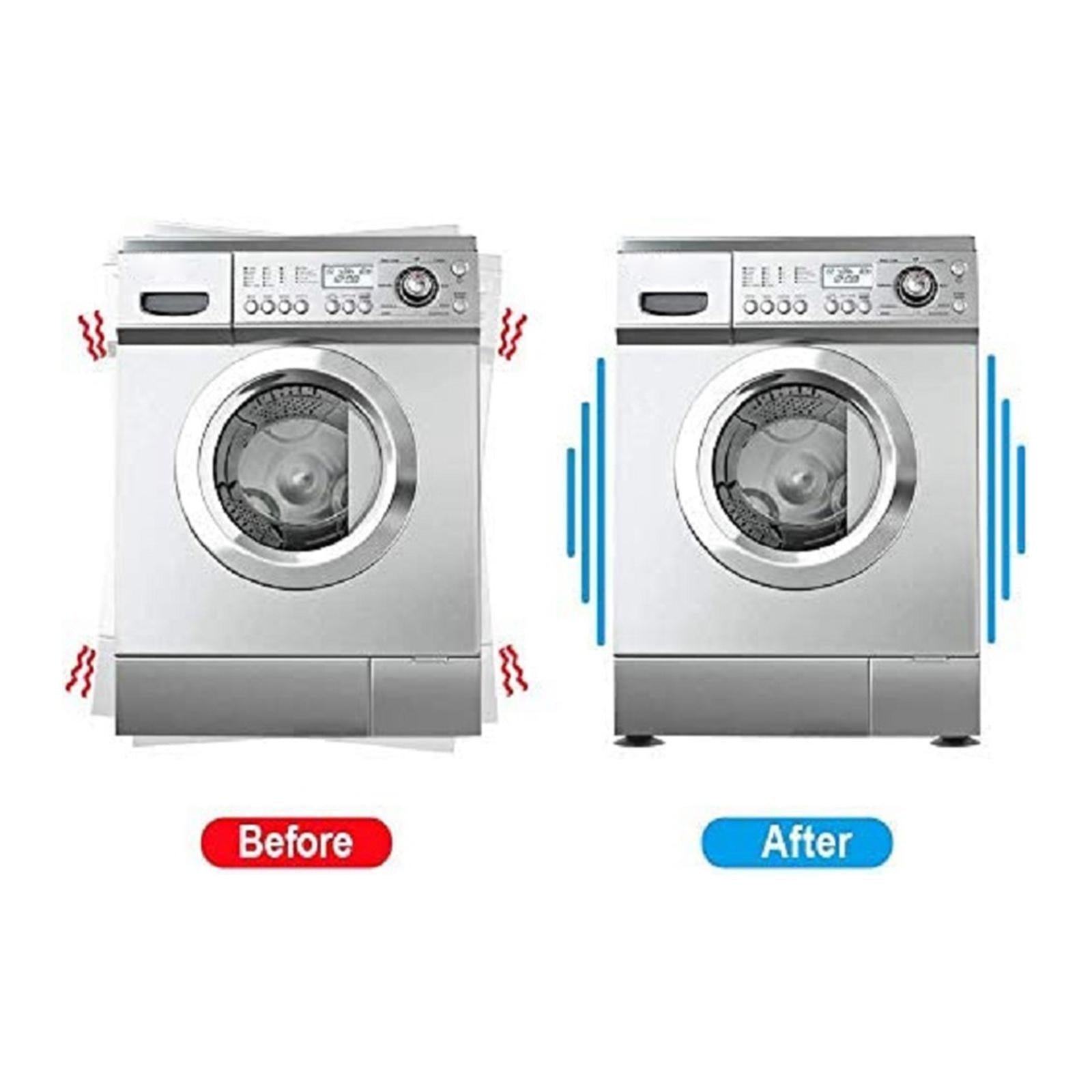 Non Slip Washing Machine Anti Vibration Pad Feet Pads Shock Proof Black