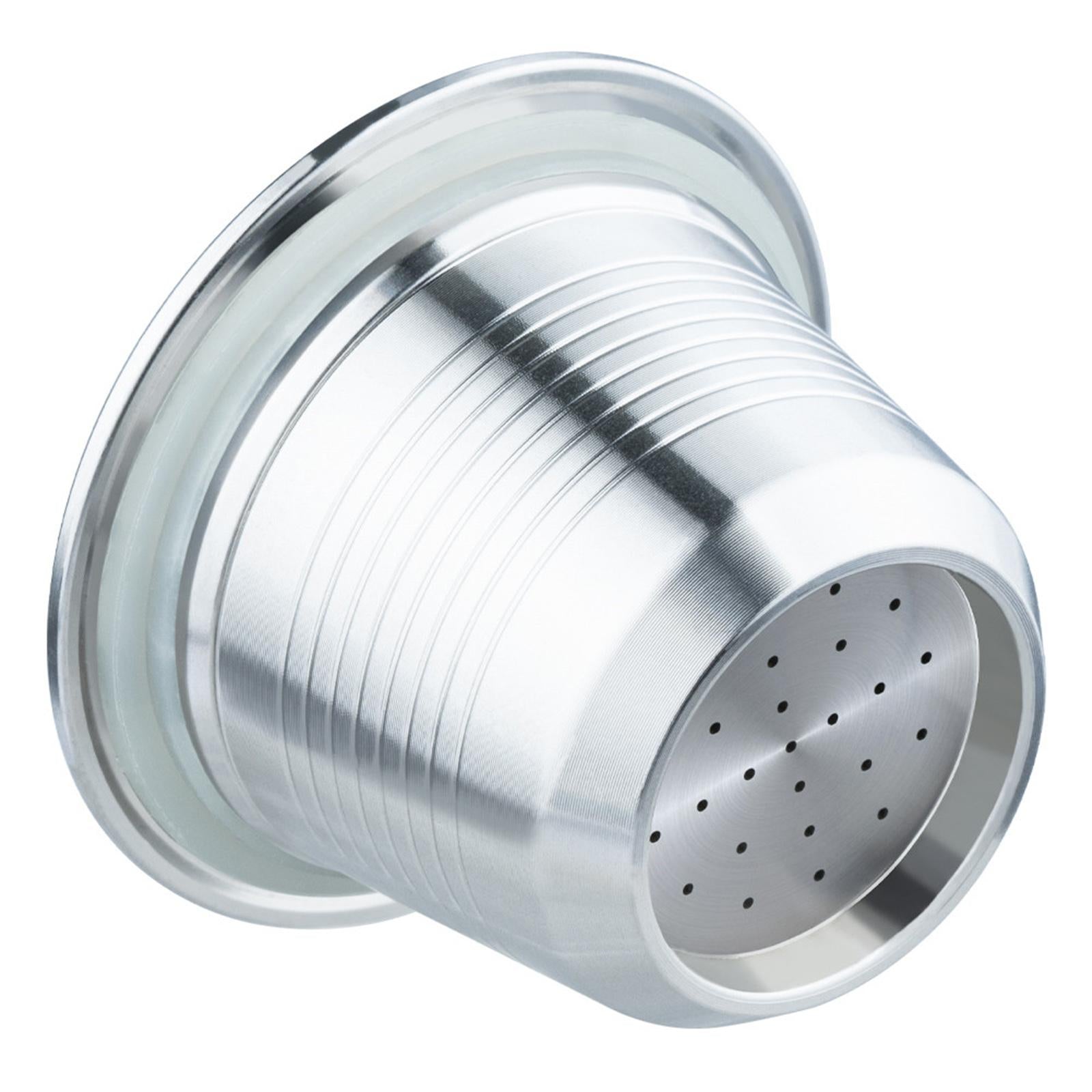 Coffee Capsule Stainless Steel Reusable for Le Cube no coffee Tamper