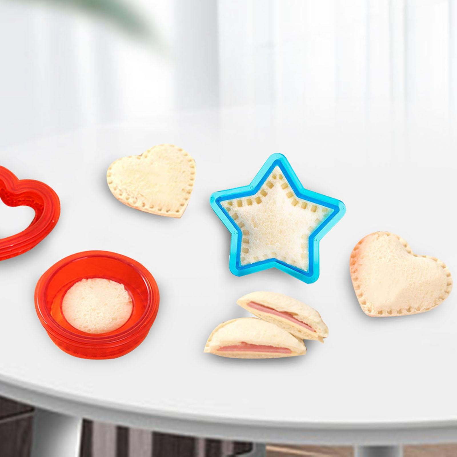 Sandwich Cutter and Sealer for Kids Childrens Portable square triangle O