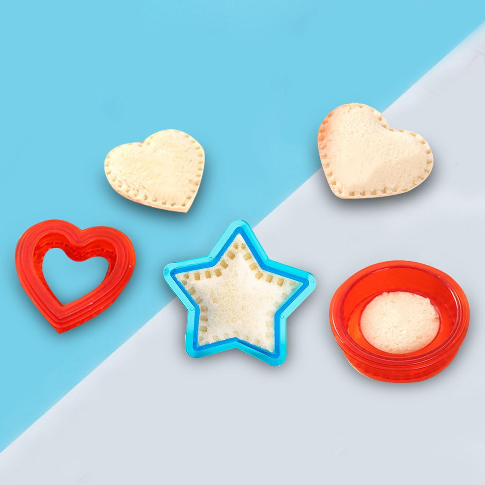 Sandwich Cutter and Sealer for Kids Childrens Portable square triangle O