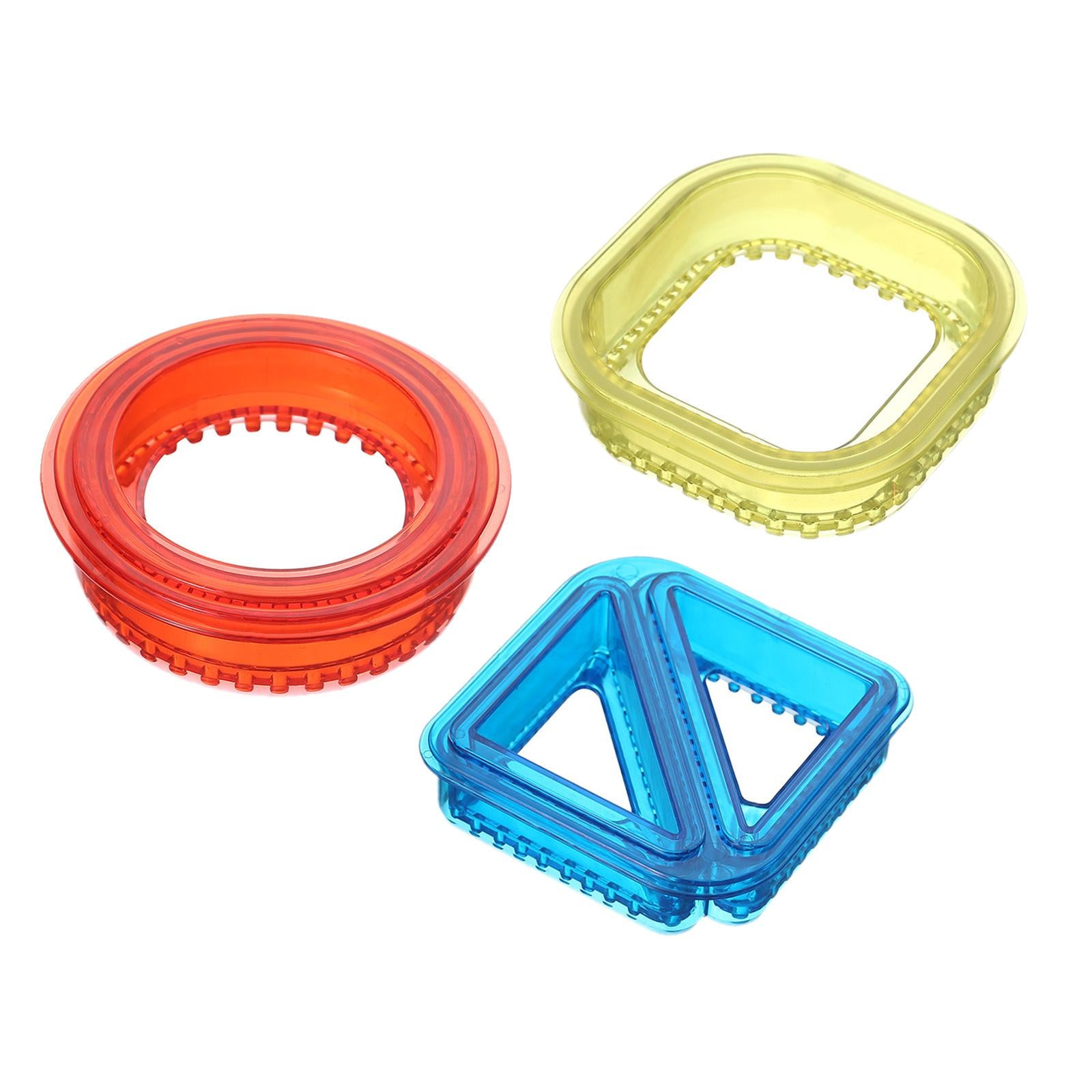 Sandwich Cutter and Sealer for Kids Childrens Portable square triangle O