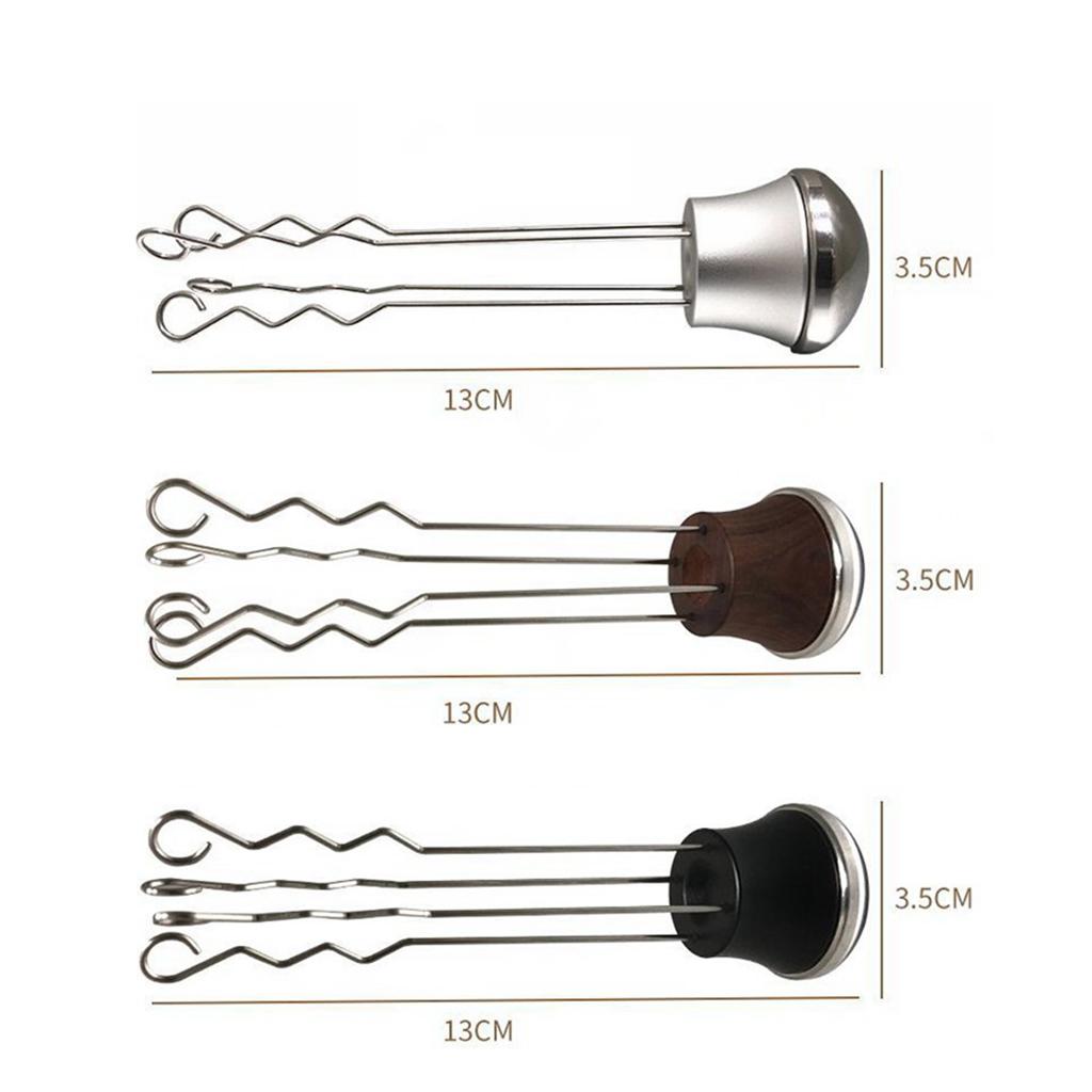 Espresso Coffee Stirre Needle Coffee Powder Stirring Tool for Kitchen Black