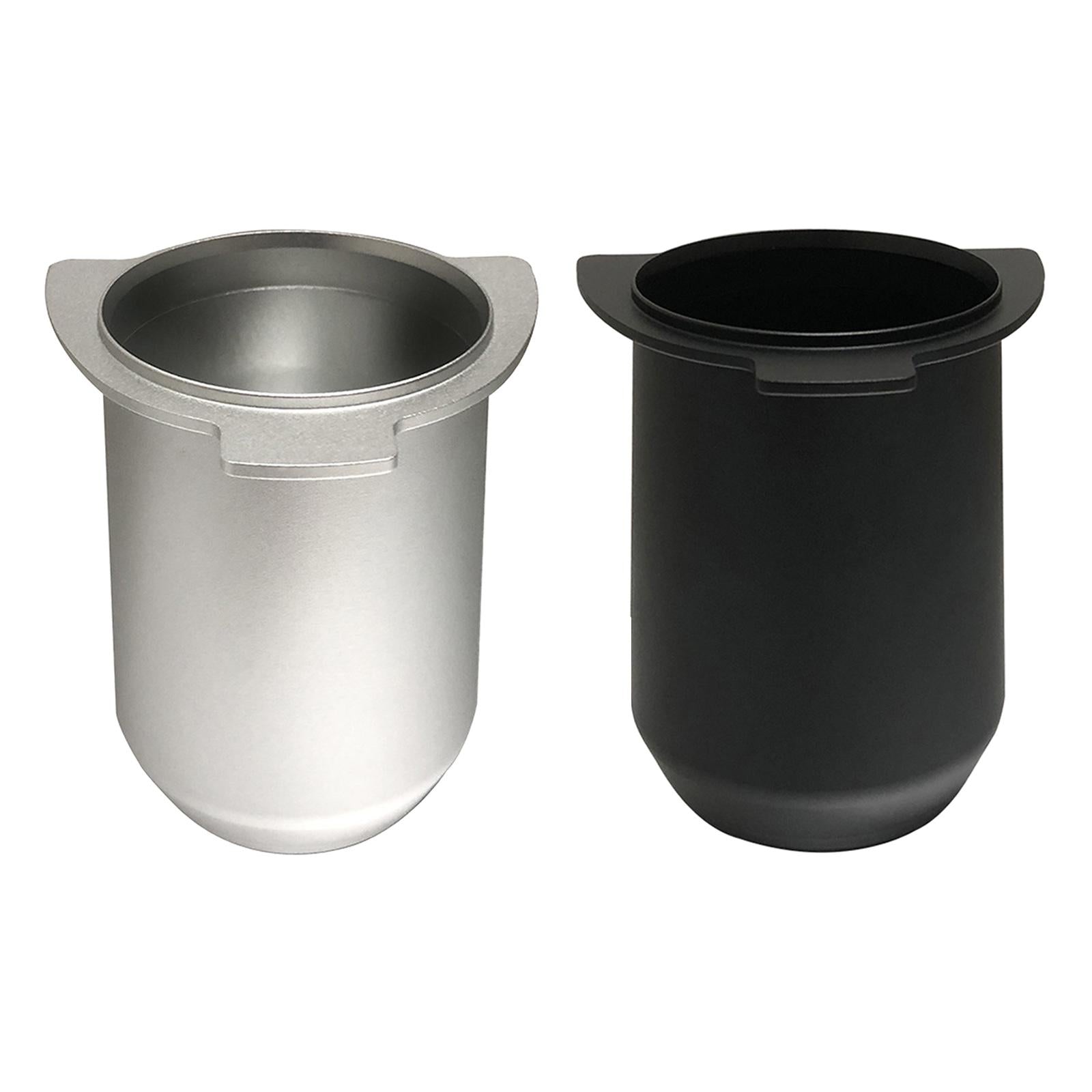 Coffee Dosing Cup Powder Feeder Part for 54mm Espresso Machine Black