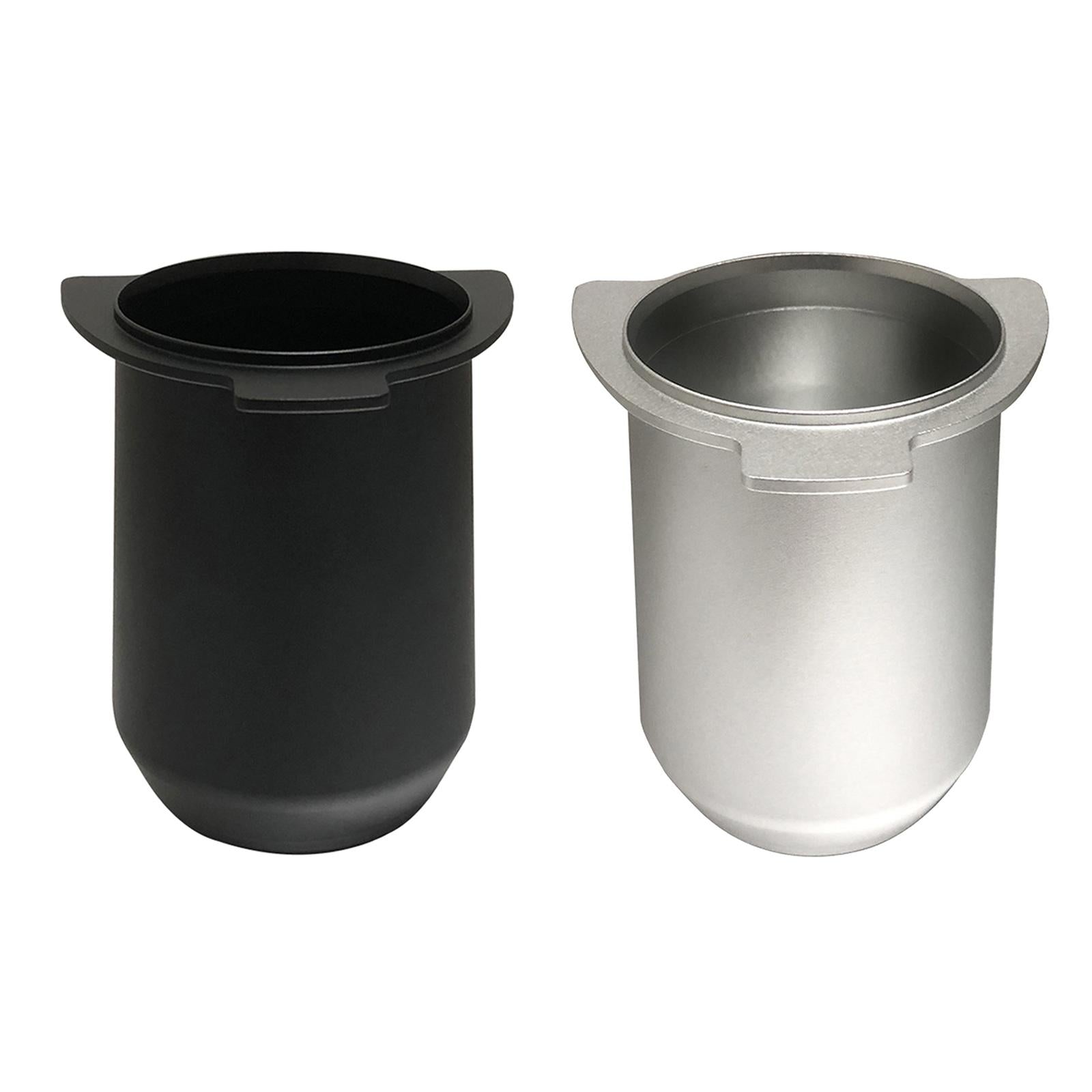 Coffee Dosing Cup Powder Feeder Part for 54mm Espresso Machine Black